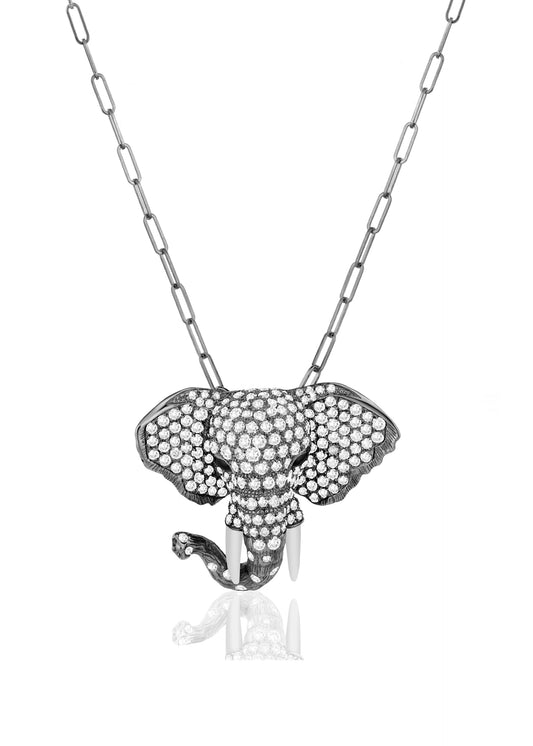 Elephant Pendant-Brooch