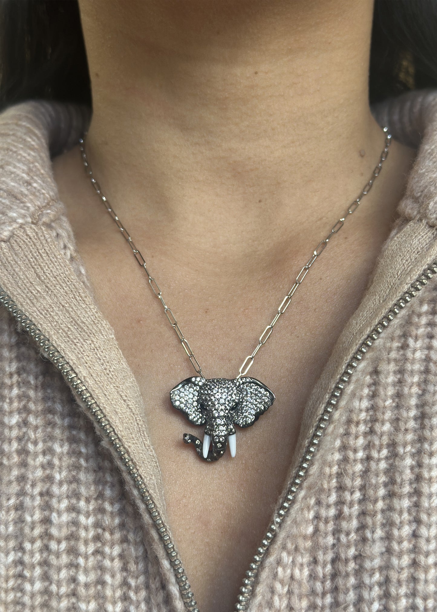 Elephant Pendant-Brooch