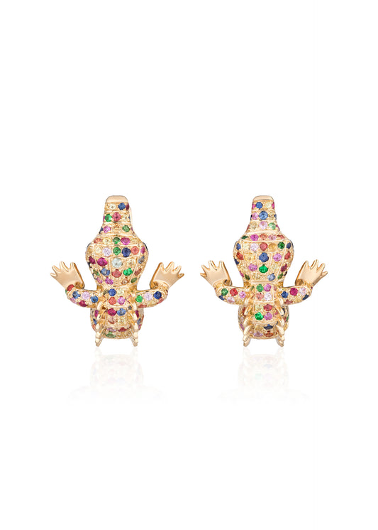 Crocodile Earrings