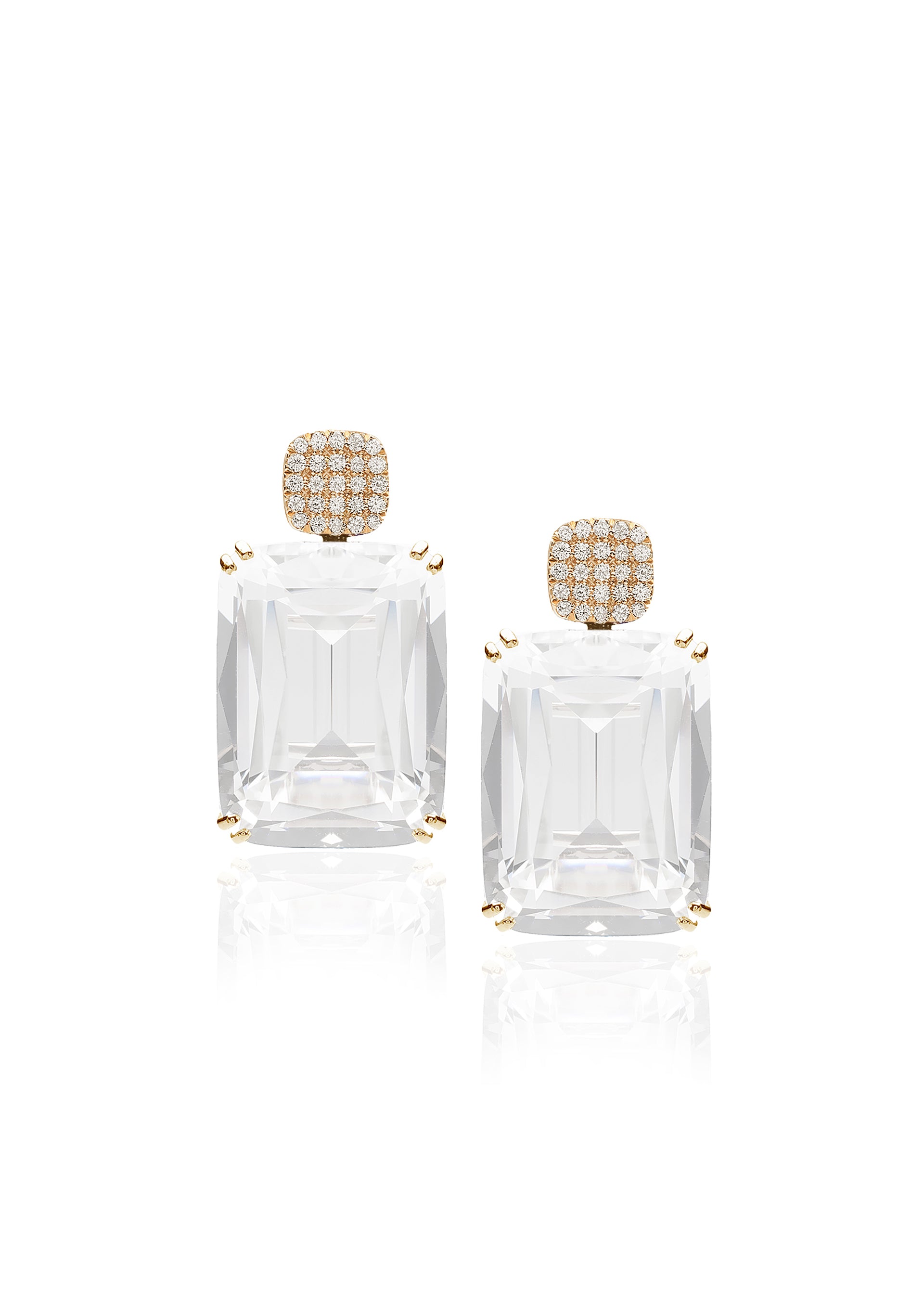 Yellow gold-Moon Quartz