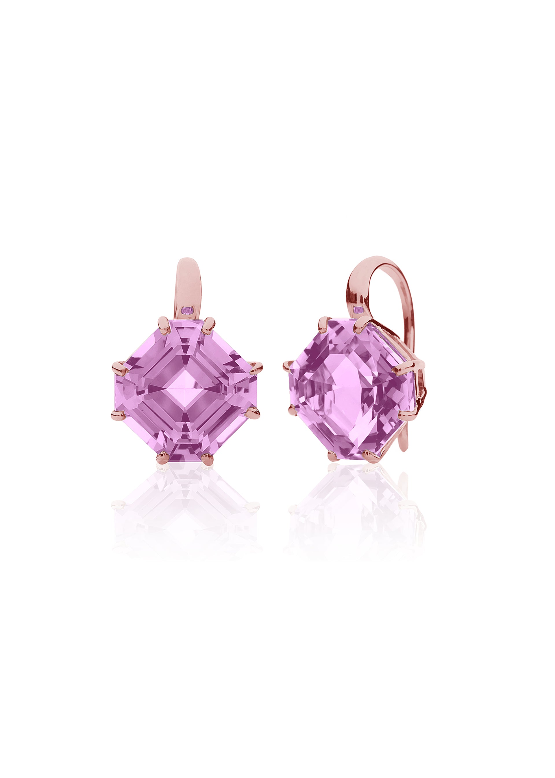 Rose gold-Lavender Amethyst