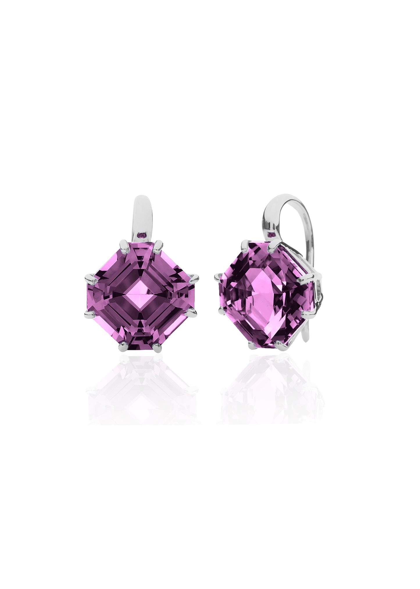 White gold-Amethyst