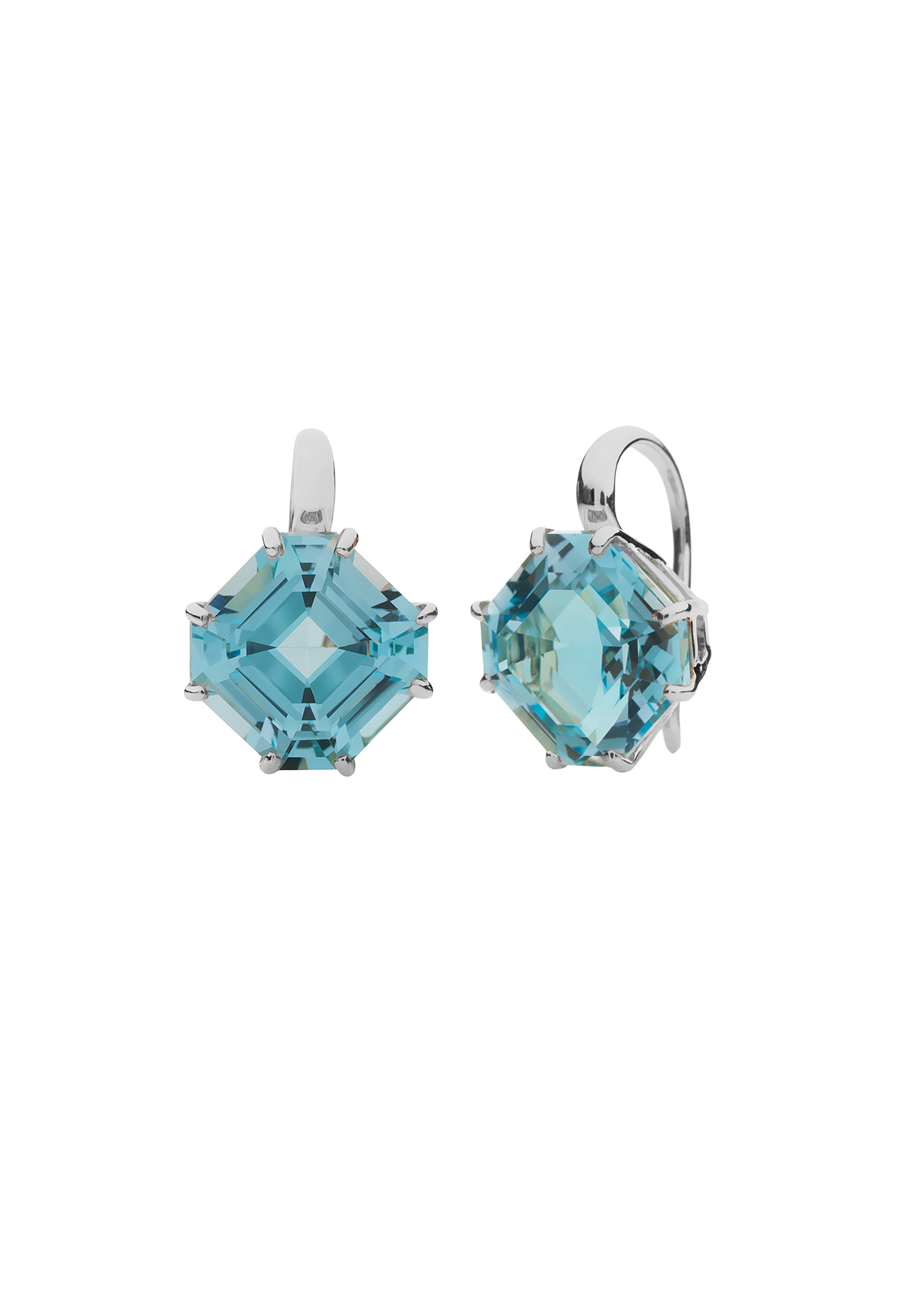White gold-Blue Topaz