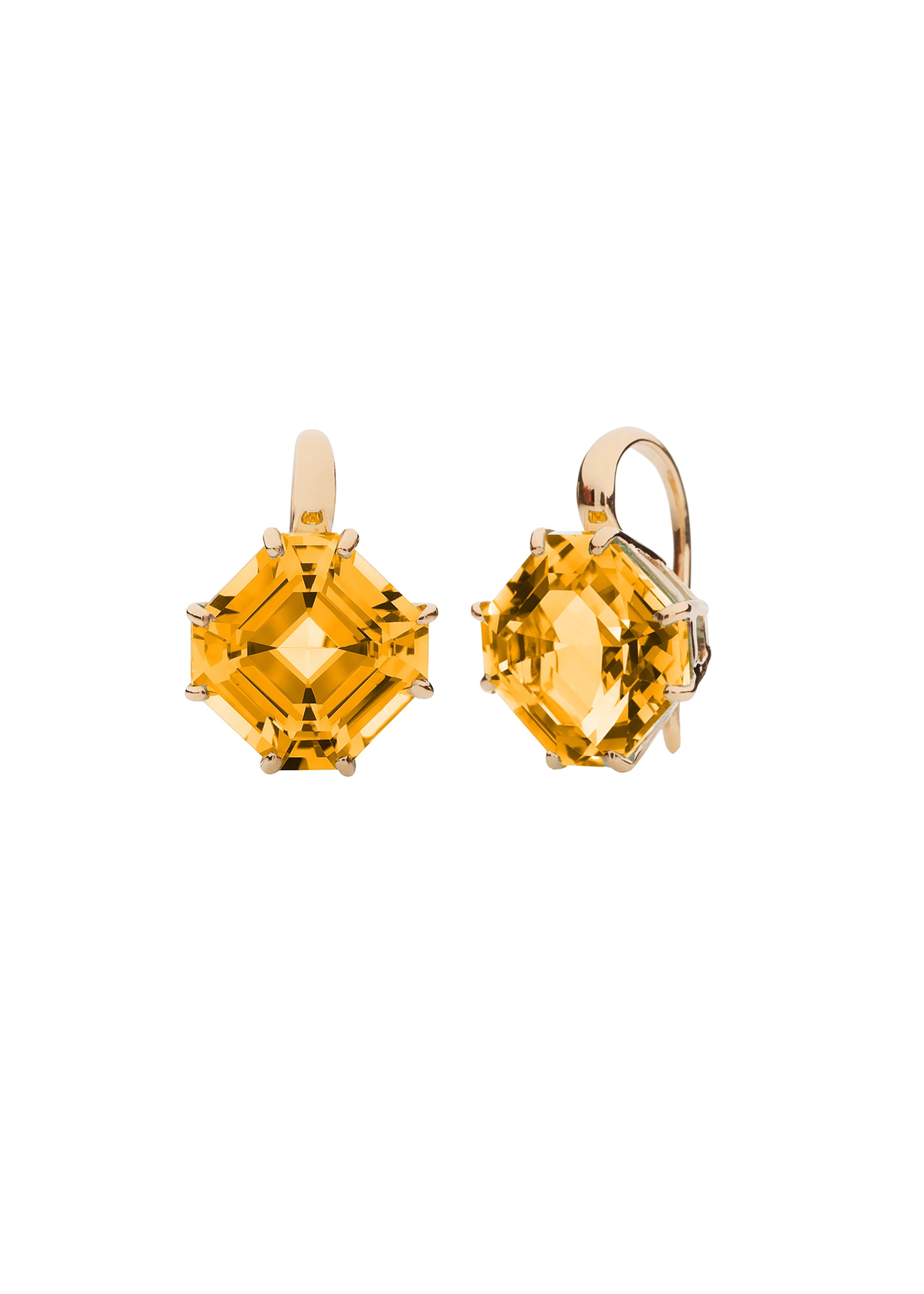 Yellow gold-Citrine