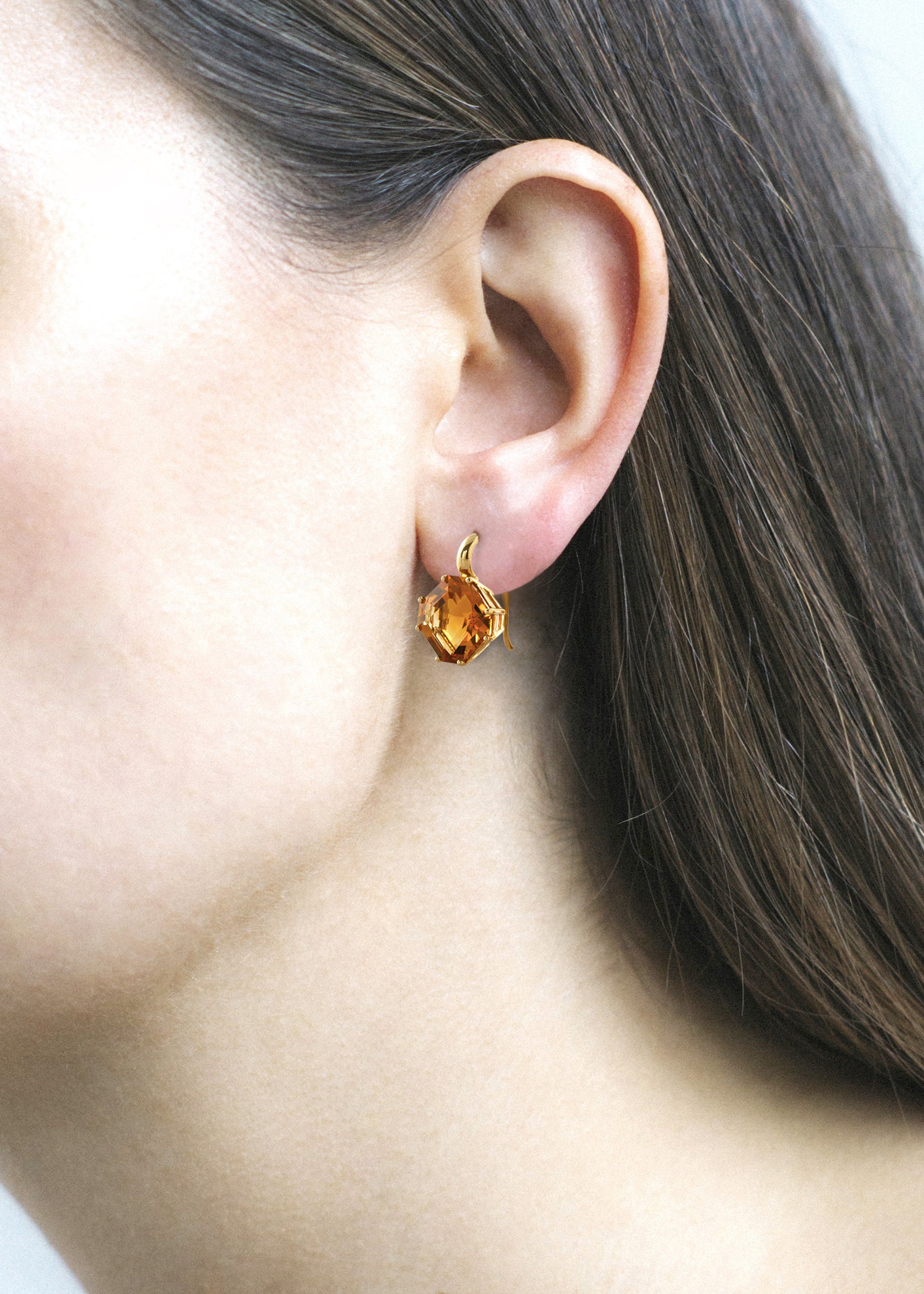 Yellow gold-Citrine