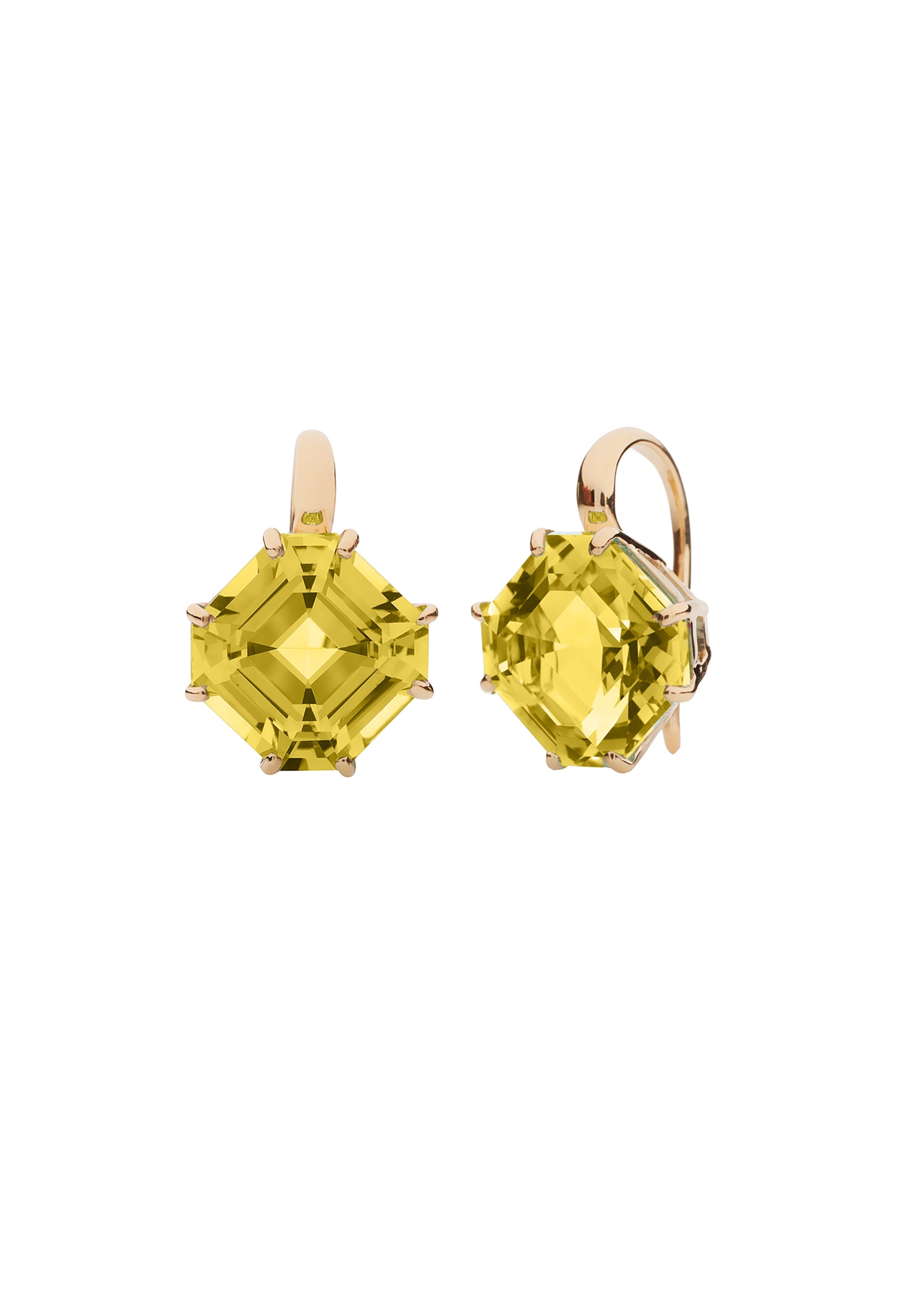 Yellow gold-Lemon Quartz