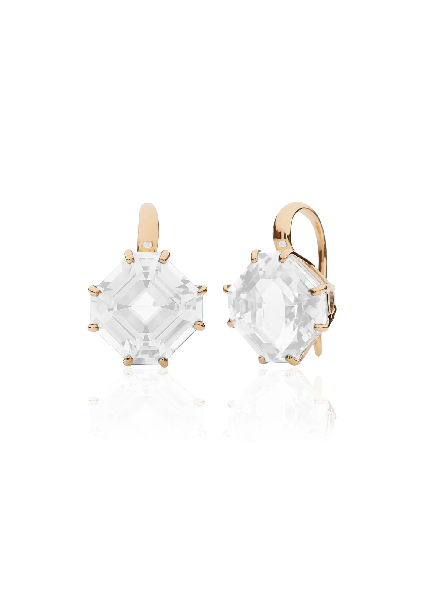 Yellow gold-Moon Quartz