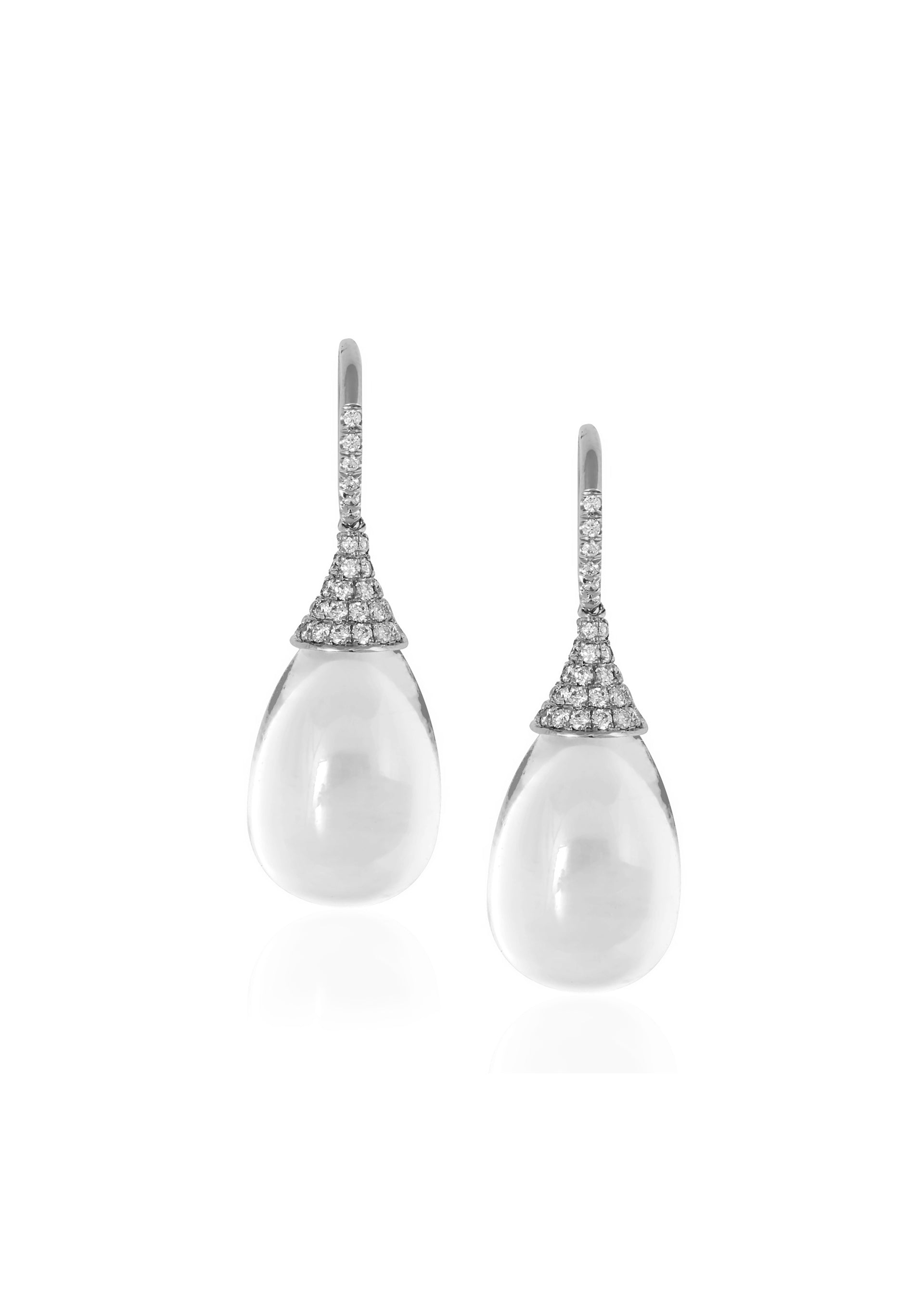 White gold-Moon Quartz