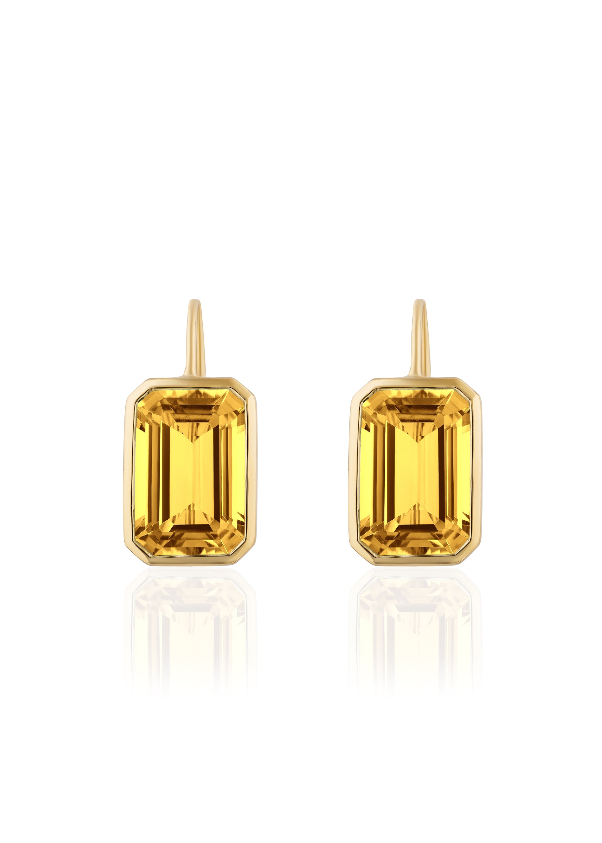 Yellow gold-Citrine
