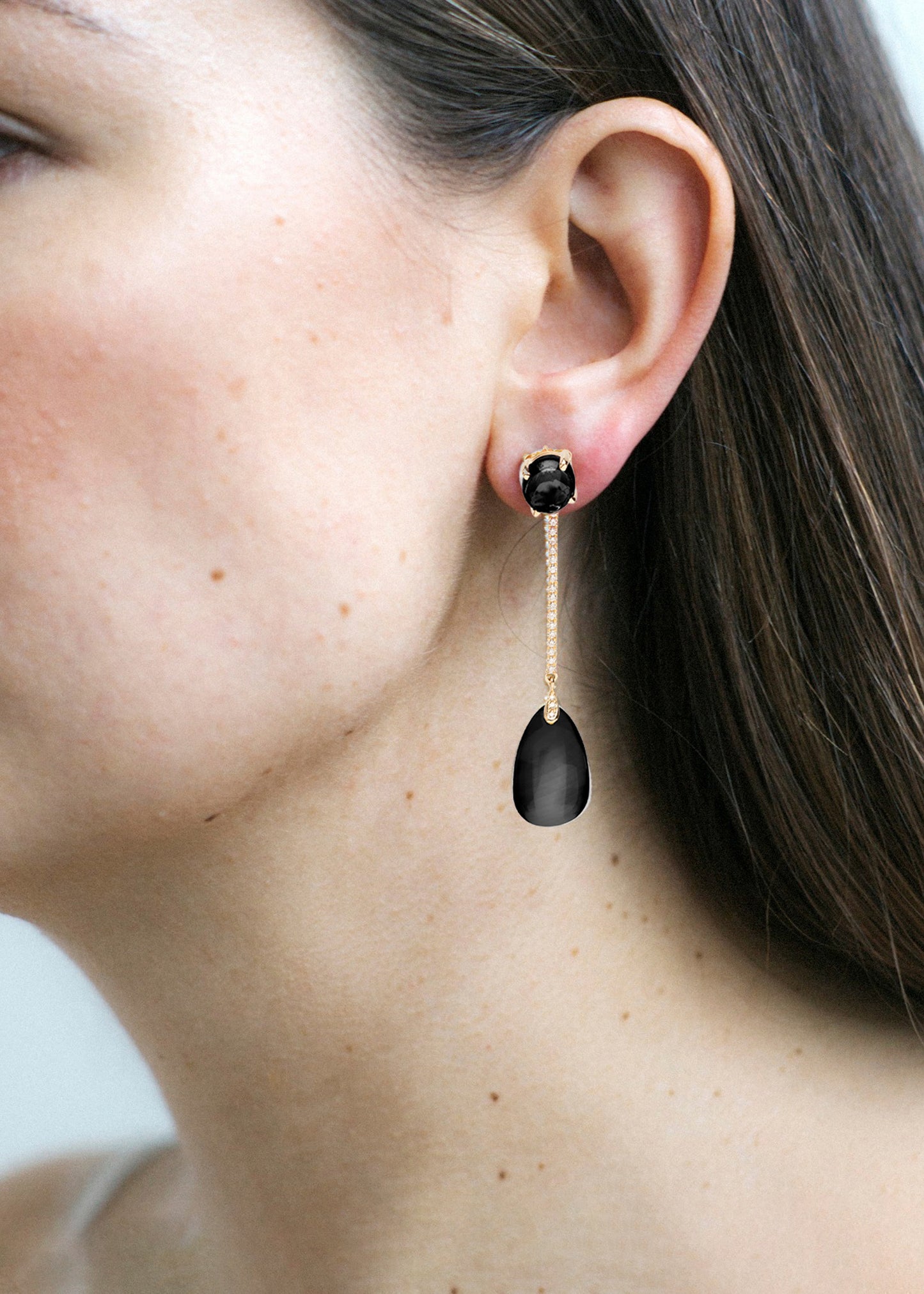Yellow gold-Onyx