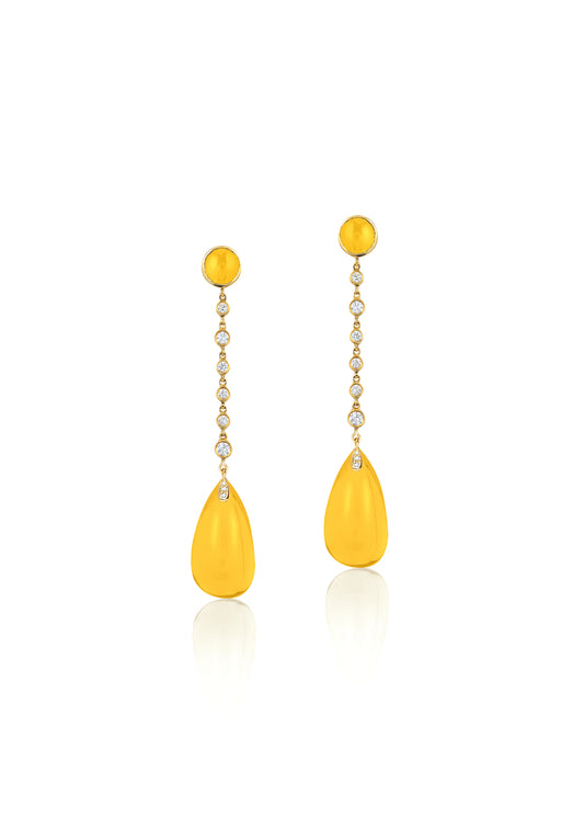 Yellow gold-Citrine