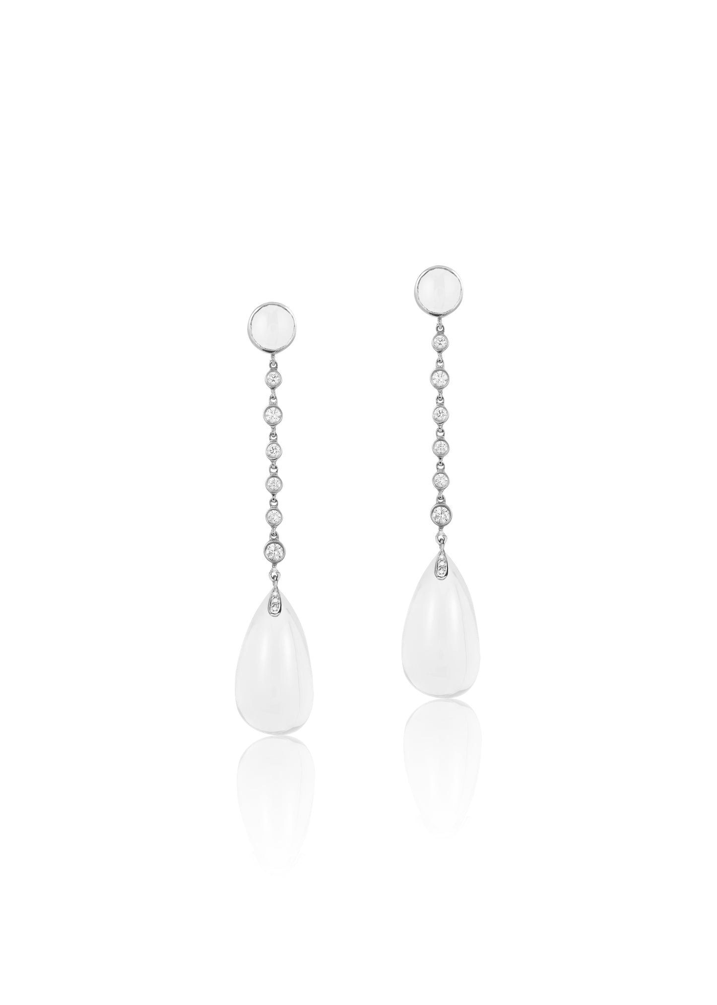 White gold-Moon Quartz