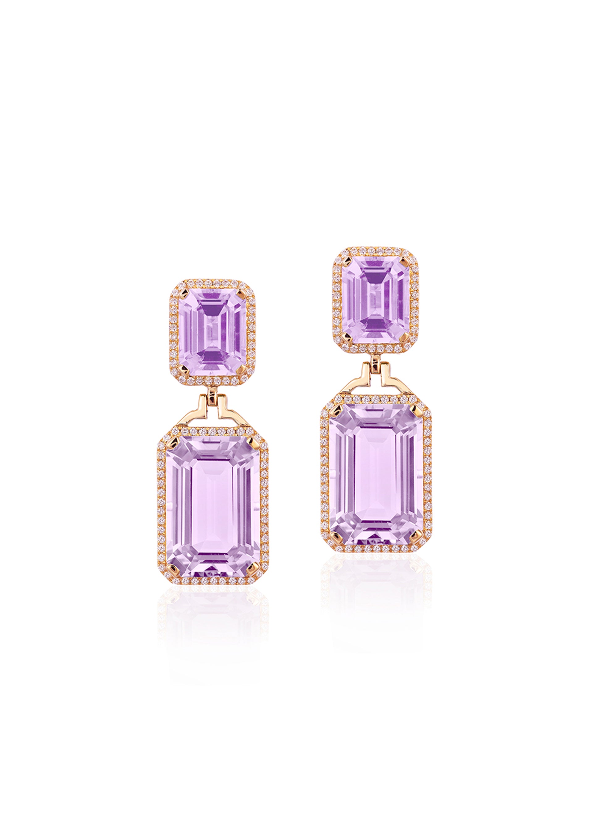 Rose gold-Lavender Amethyst
