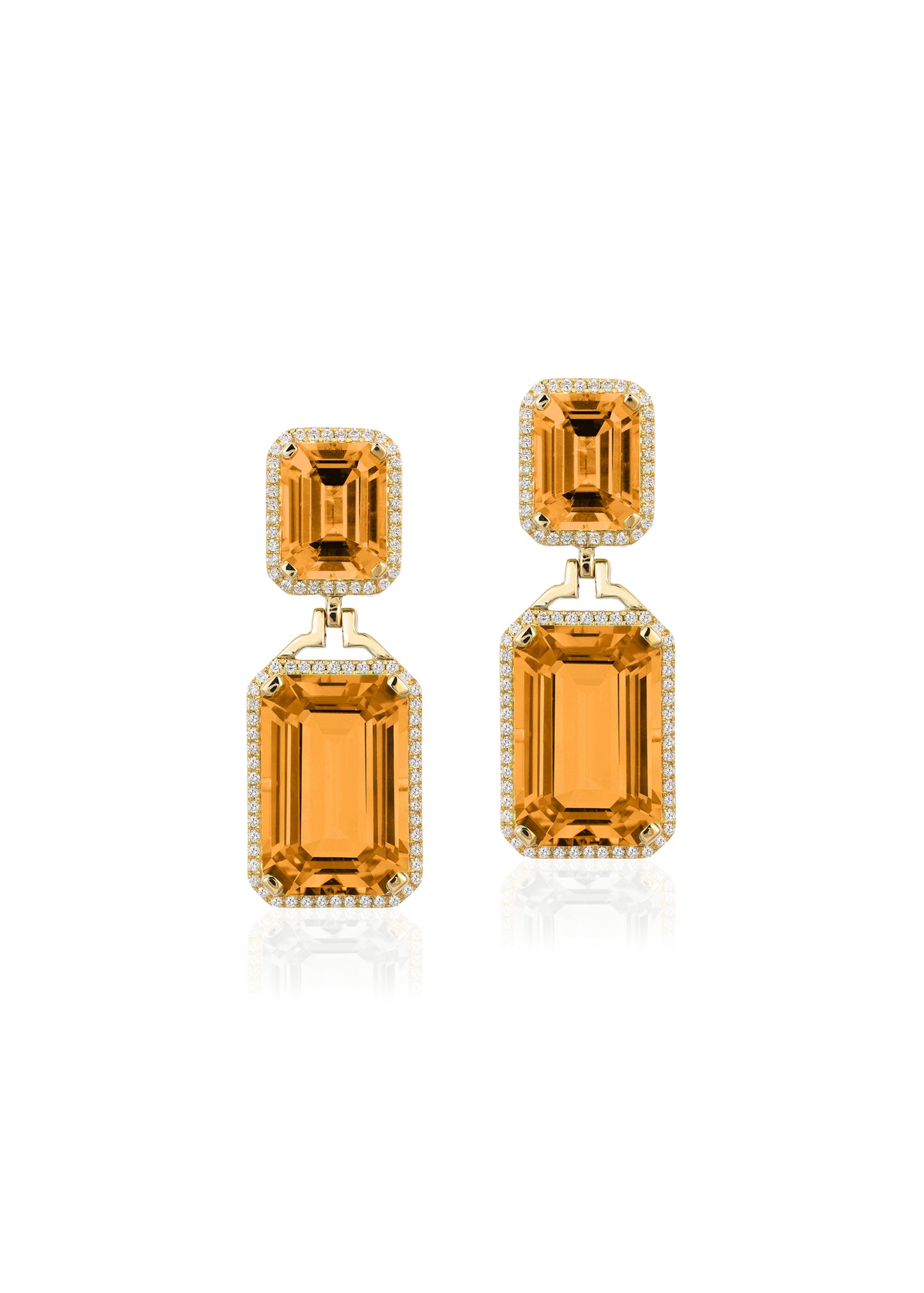 Yellow gold-Citrine