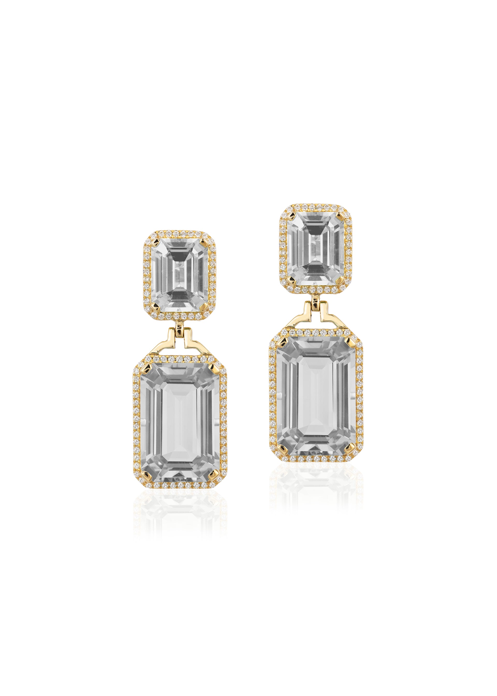 Yellow gold-Rock Crystal