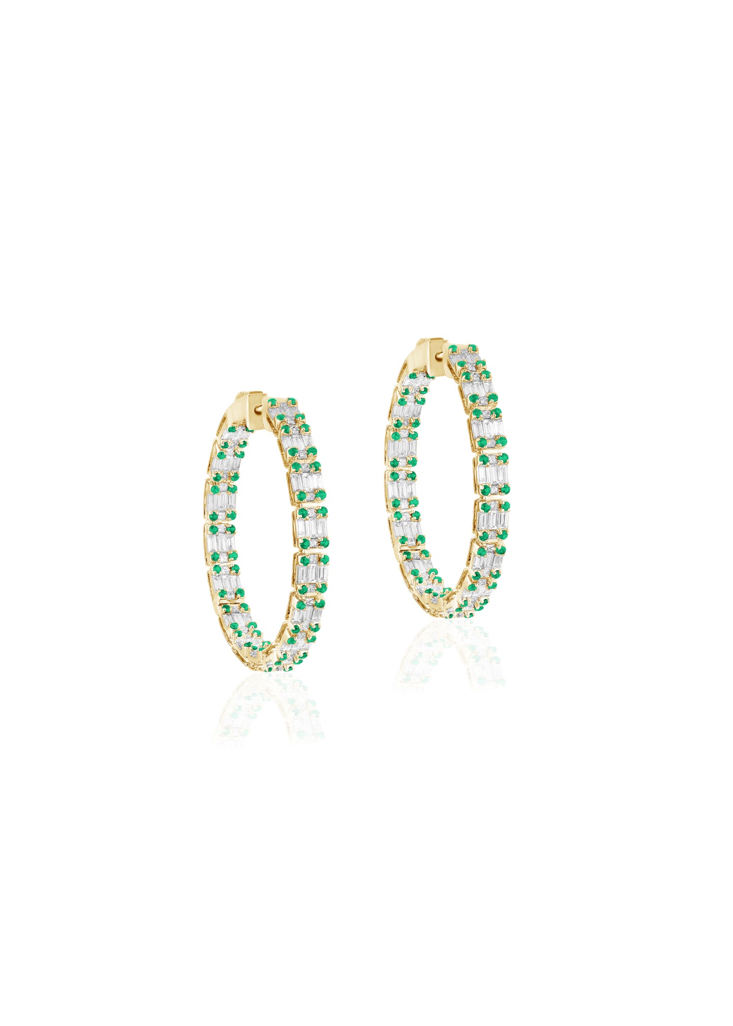 Yellow gold-Emerald
