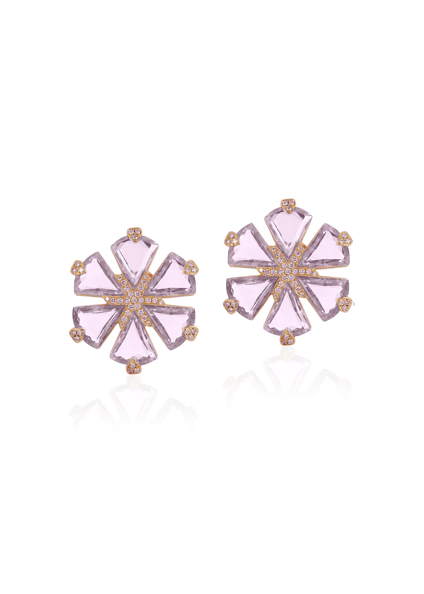 Rose gold-Lavender Amethyst