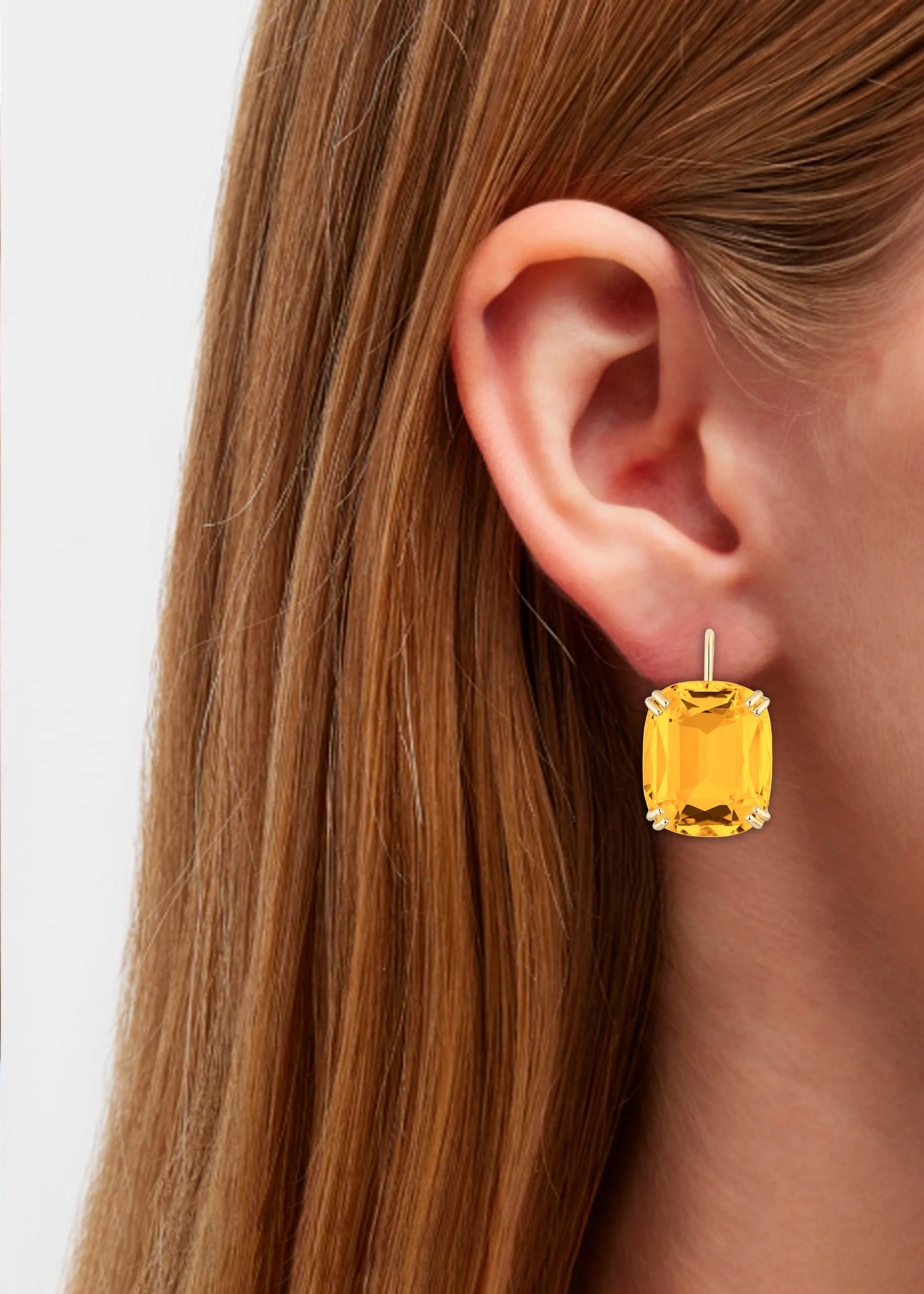 Yellow gold-Citrine