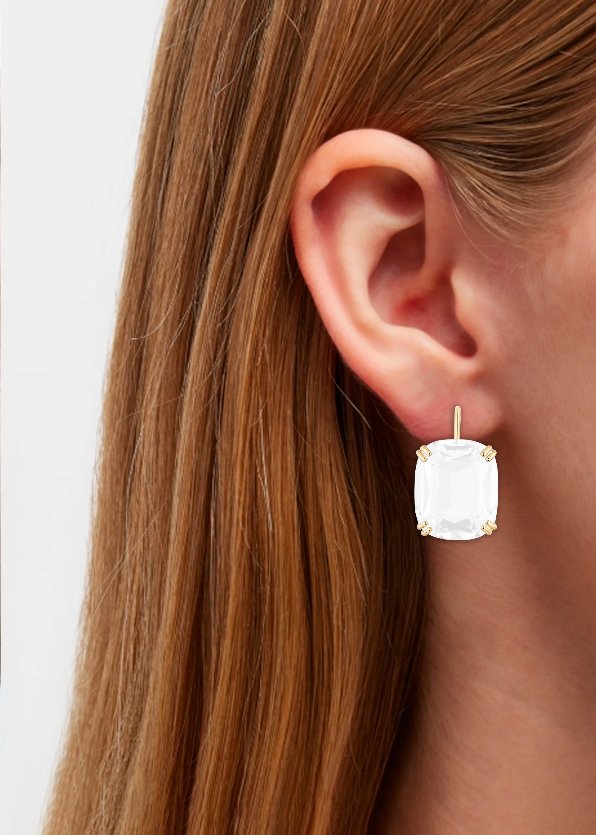 Yellow gold-Moon Quartz