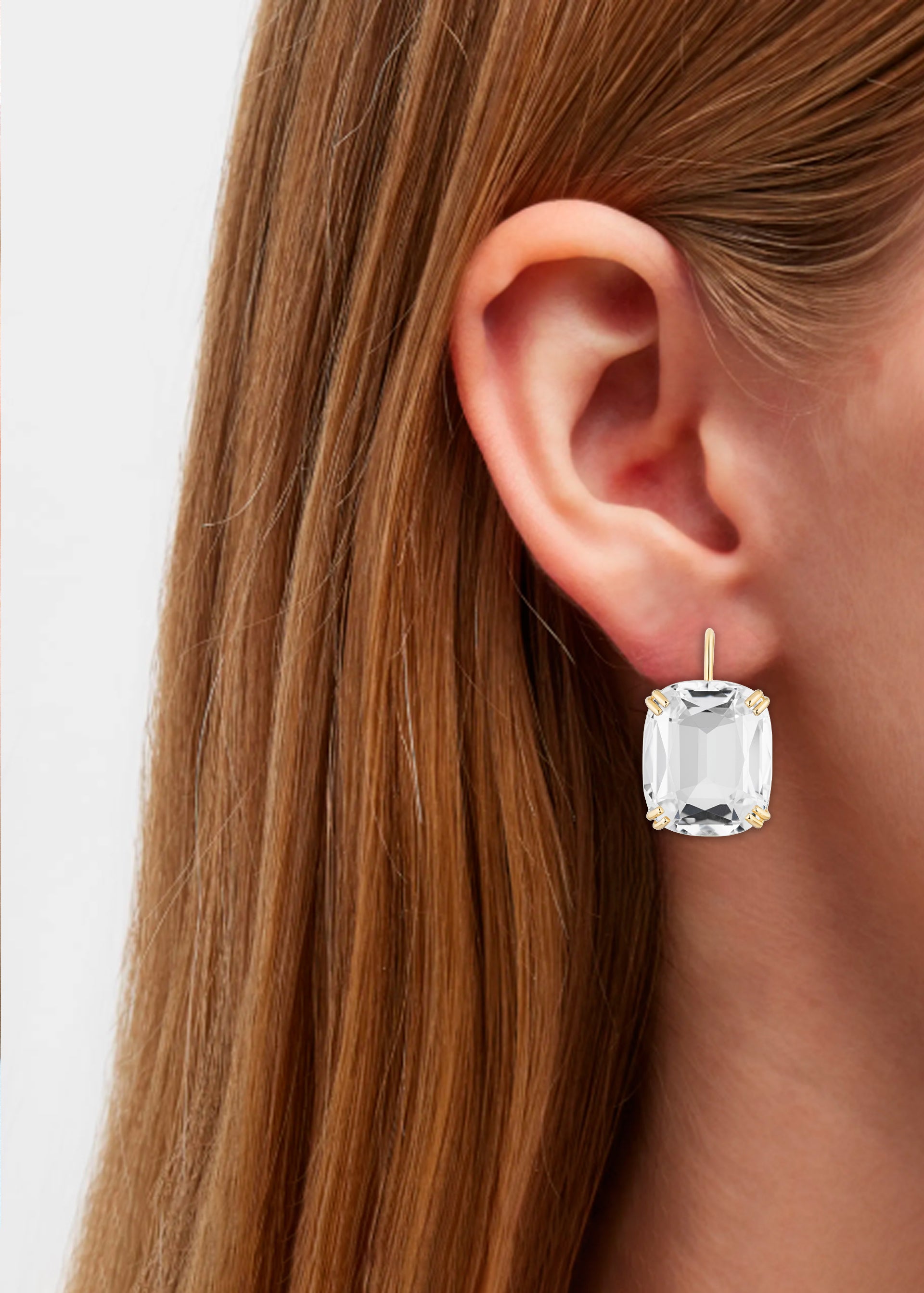 Yellow gold-Rock Crystal