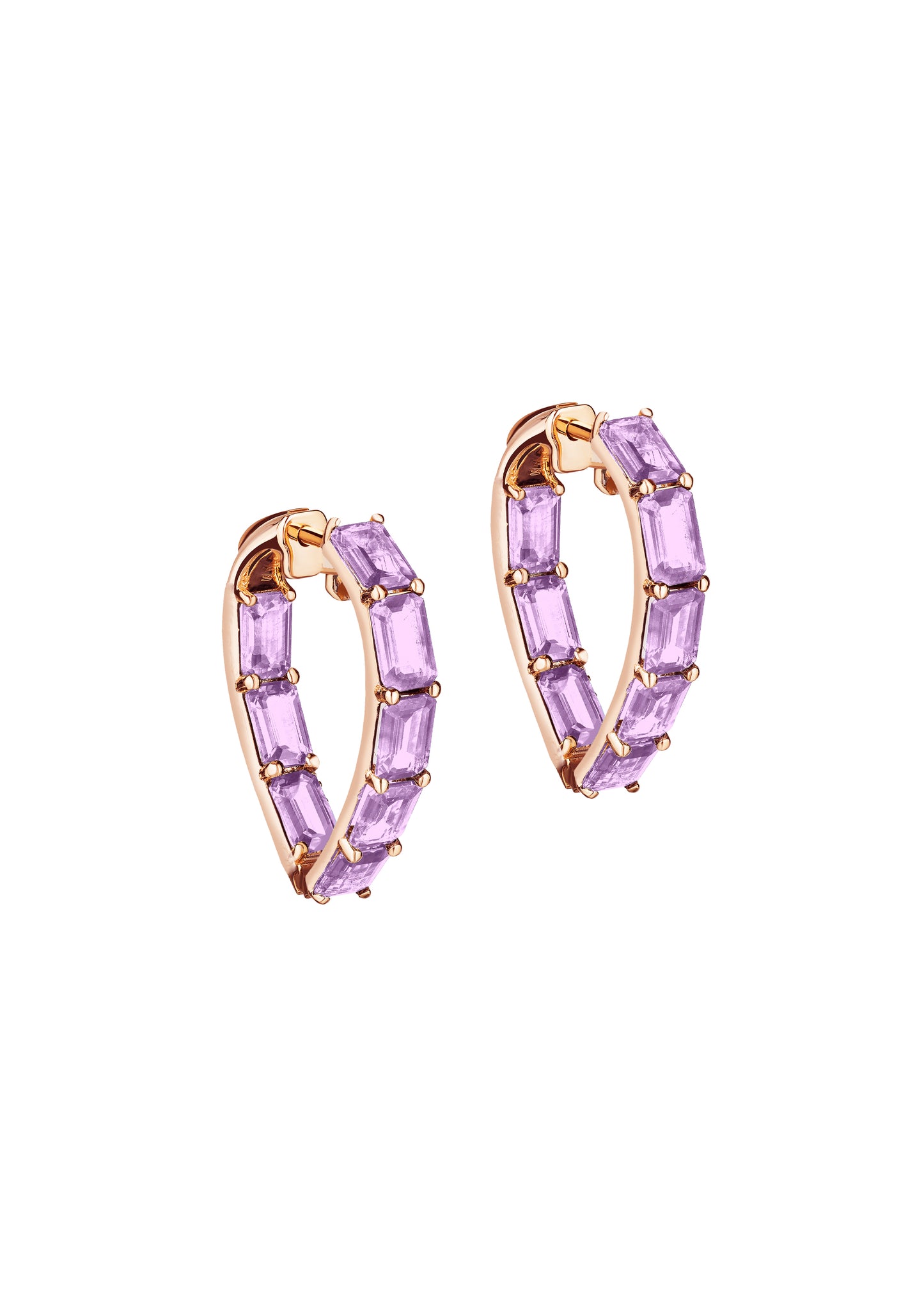 Rose gold-Lavender Amethyst