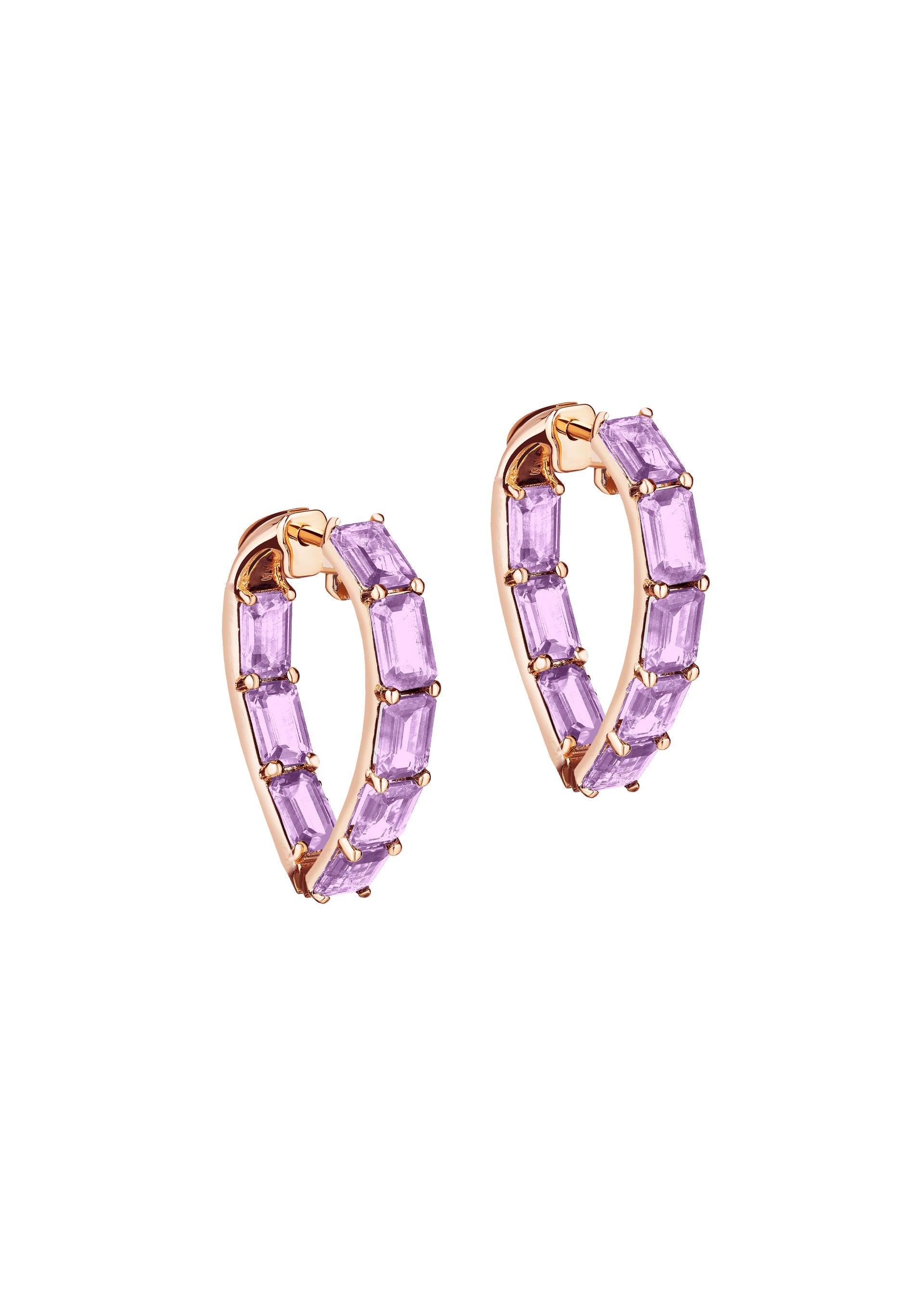 Rose gold-Lavender Amethyst