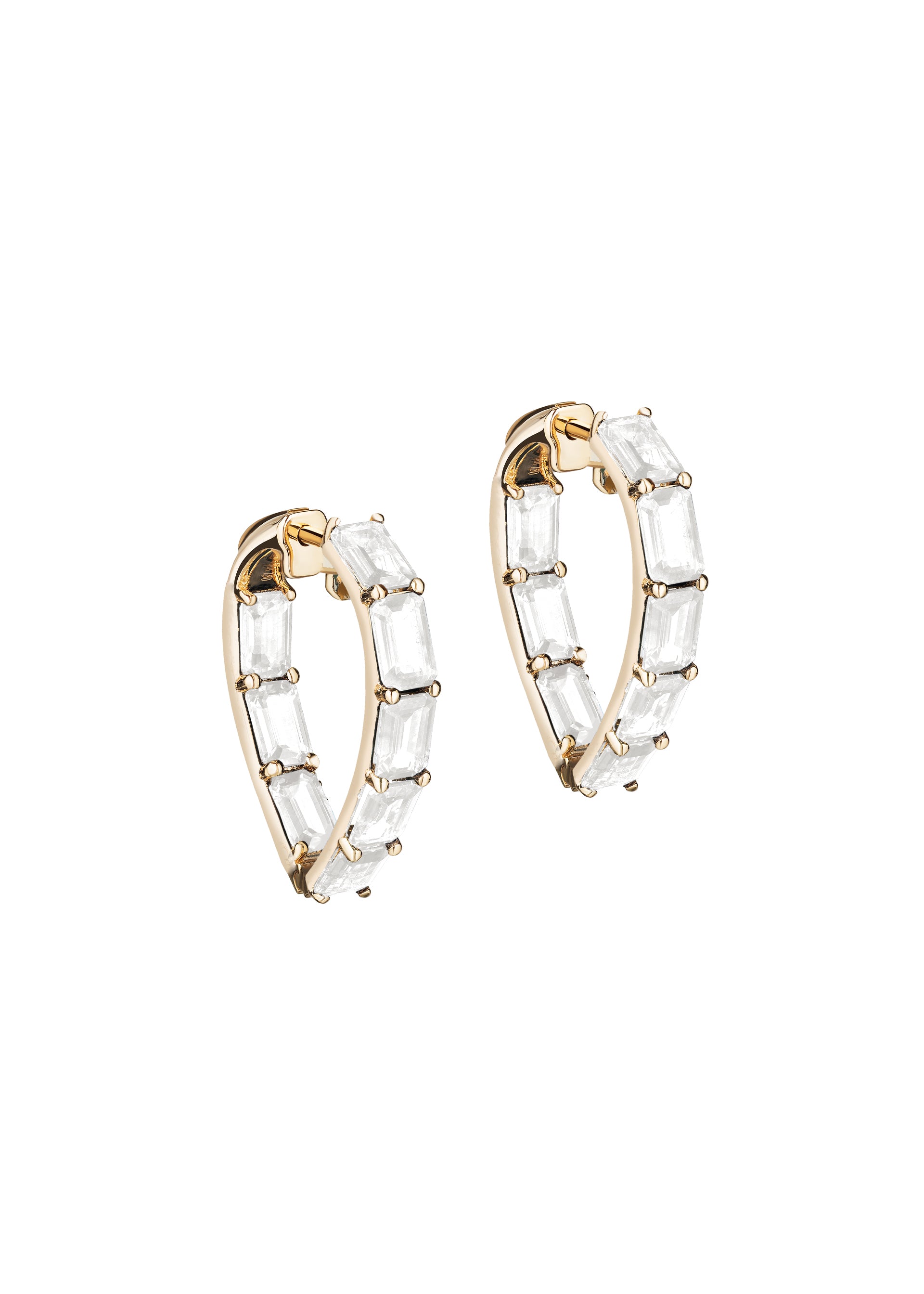 Yellow gold-Moon Quartz