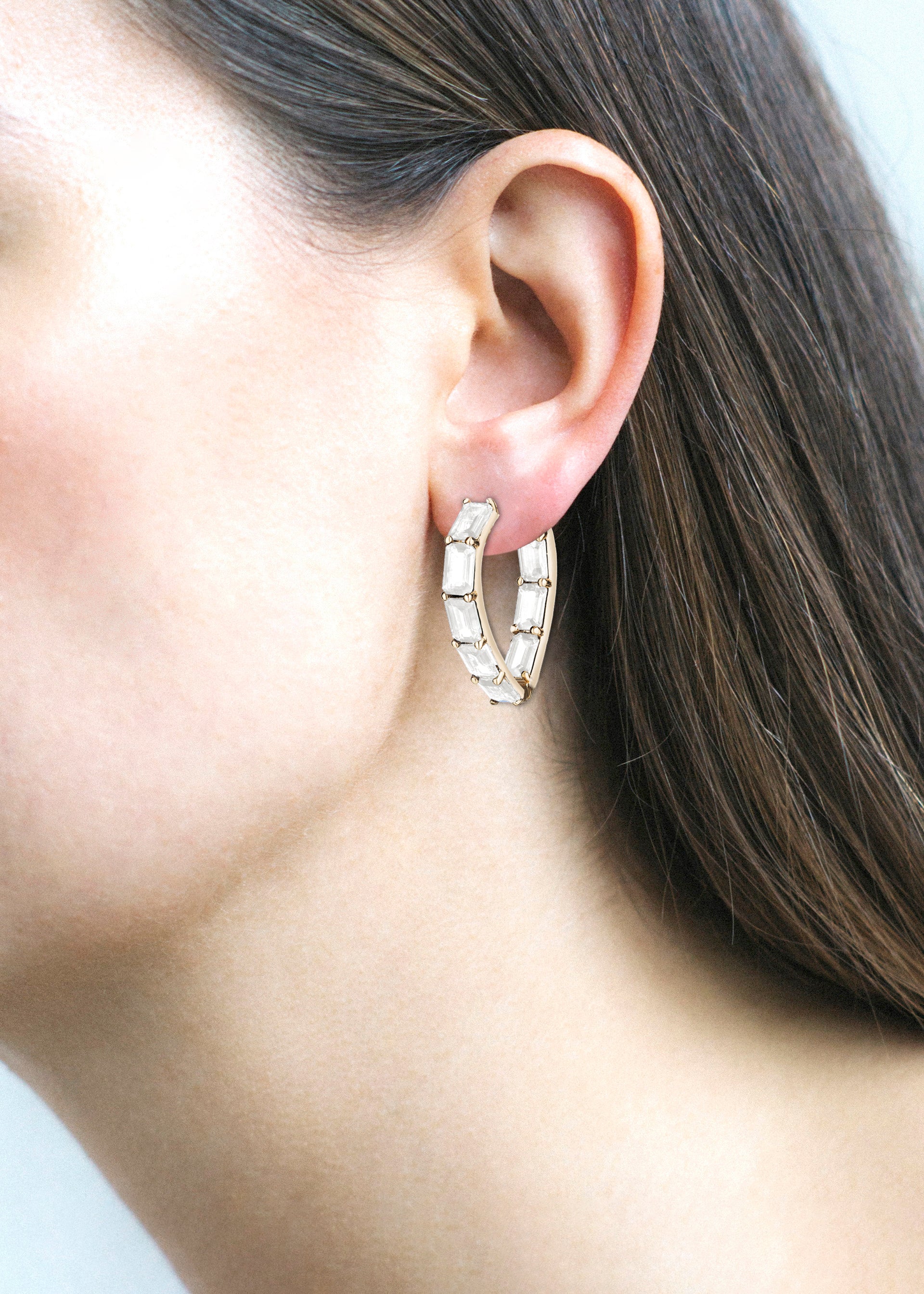 Yellow gold-Moon Quartz