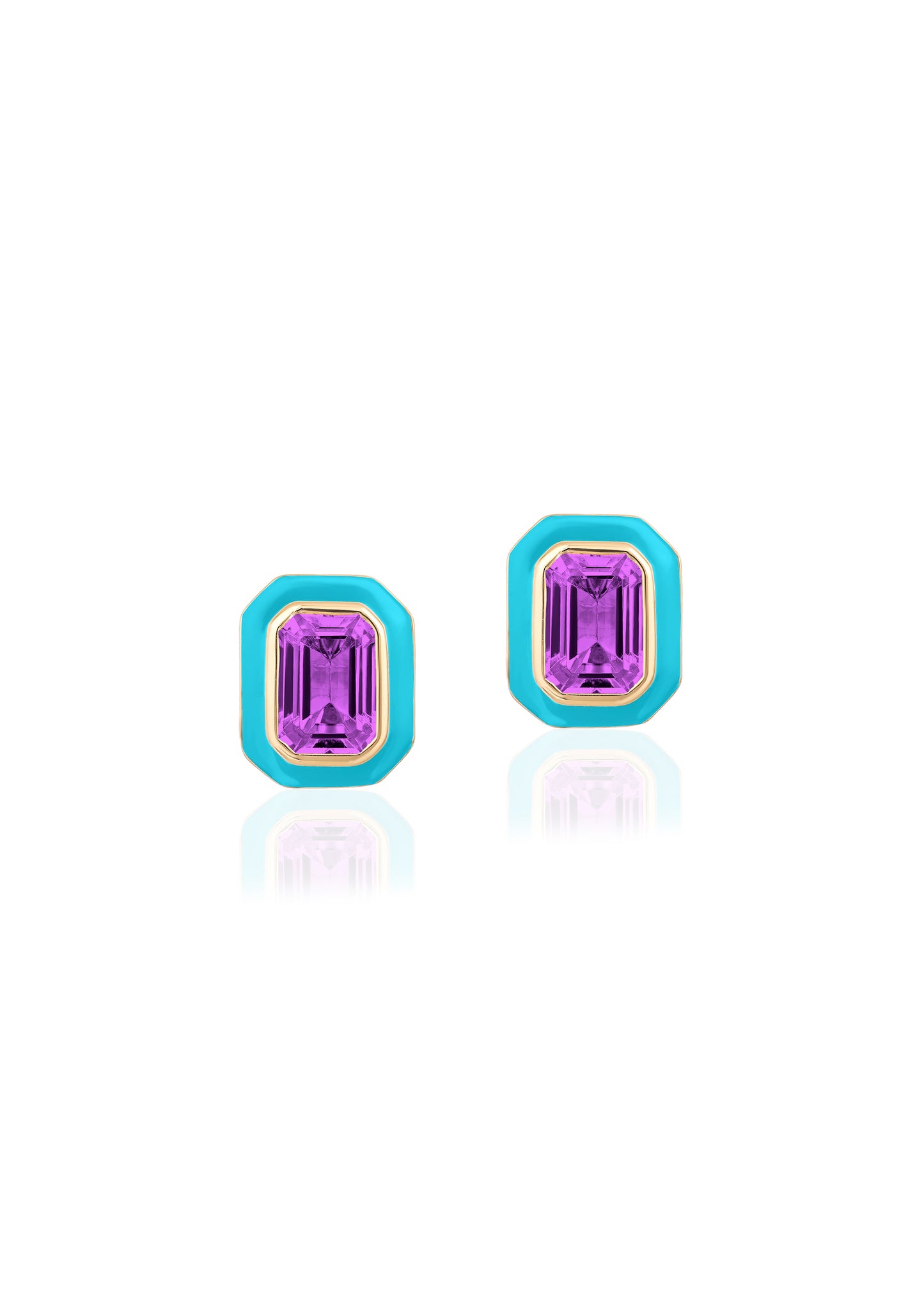 Amethyst with Turquoise