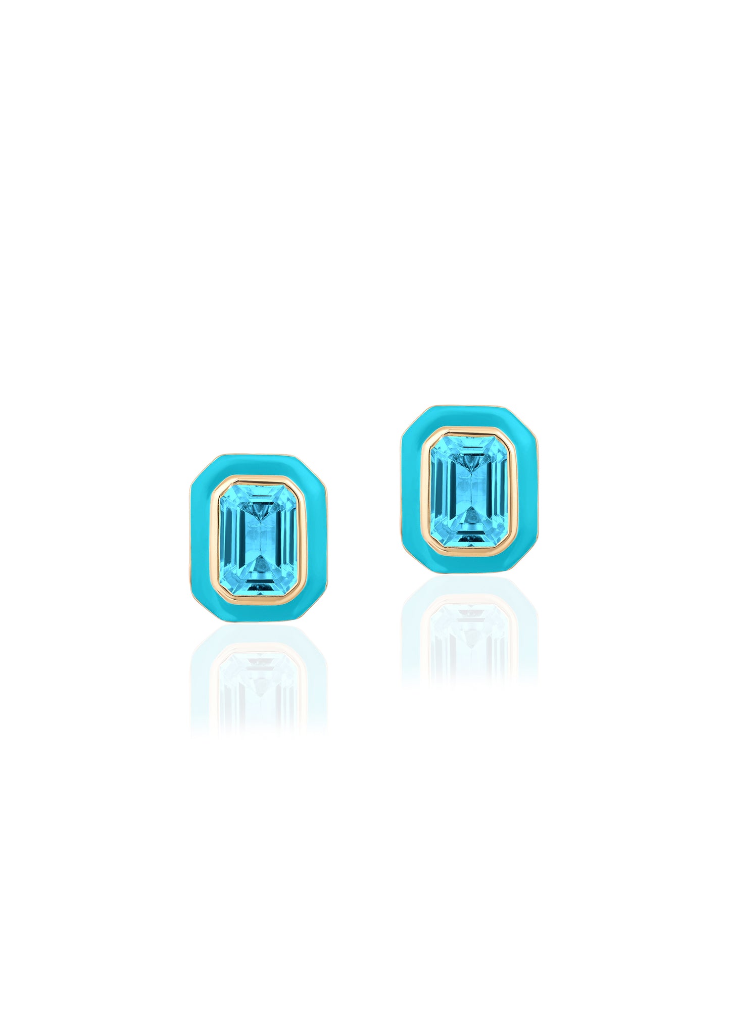 Blue Topaz with Turquoise