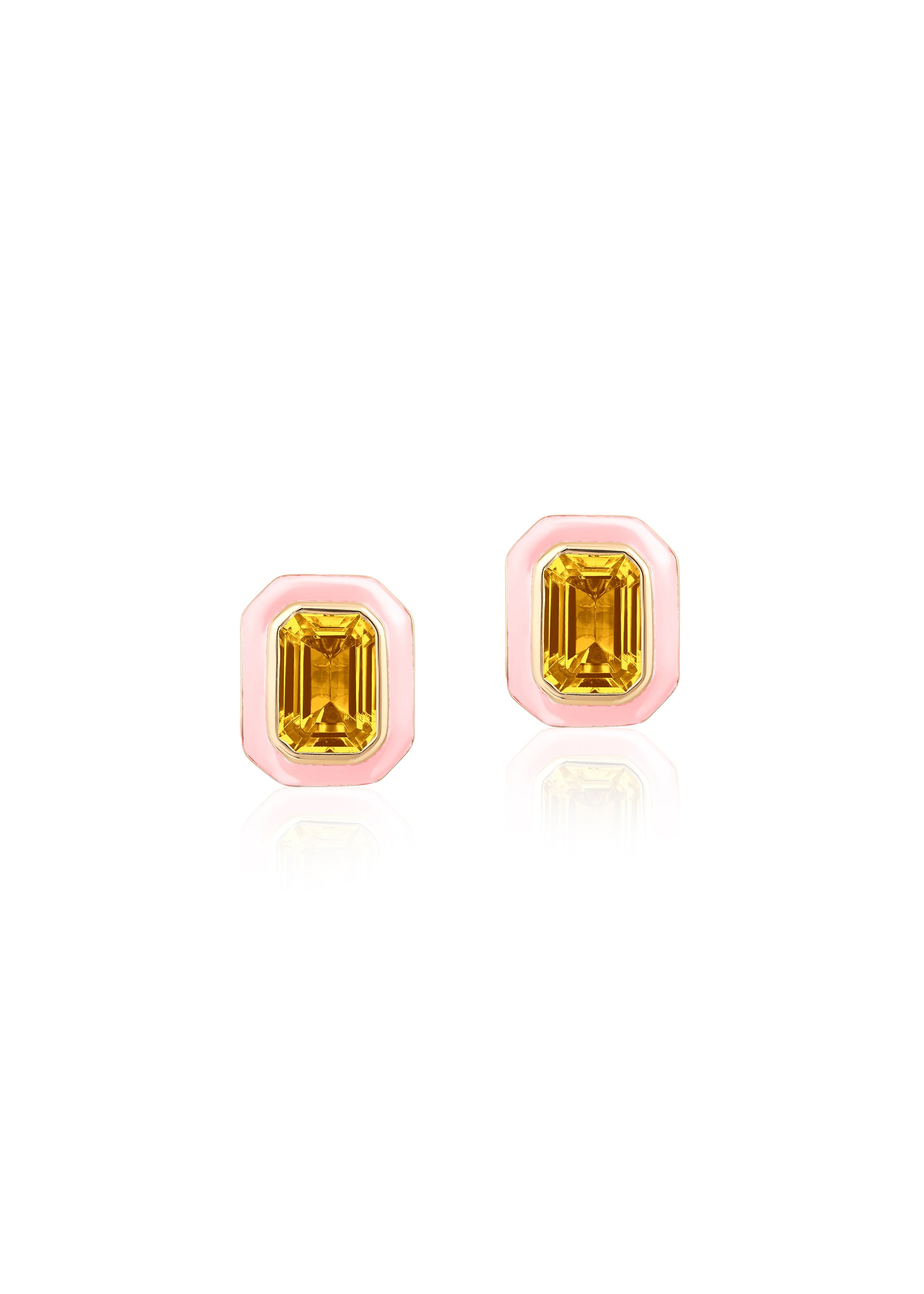 Citrine with Pink