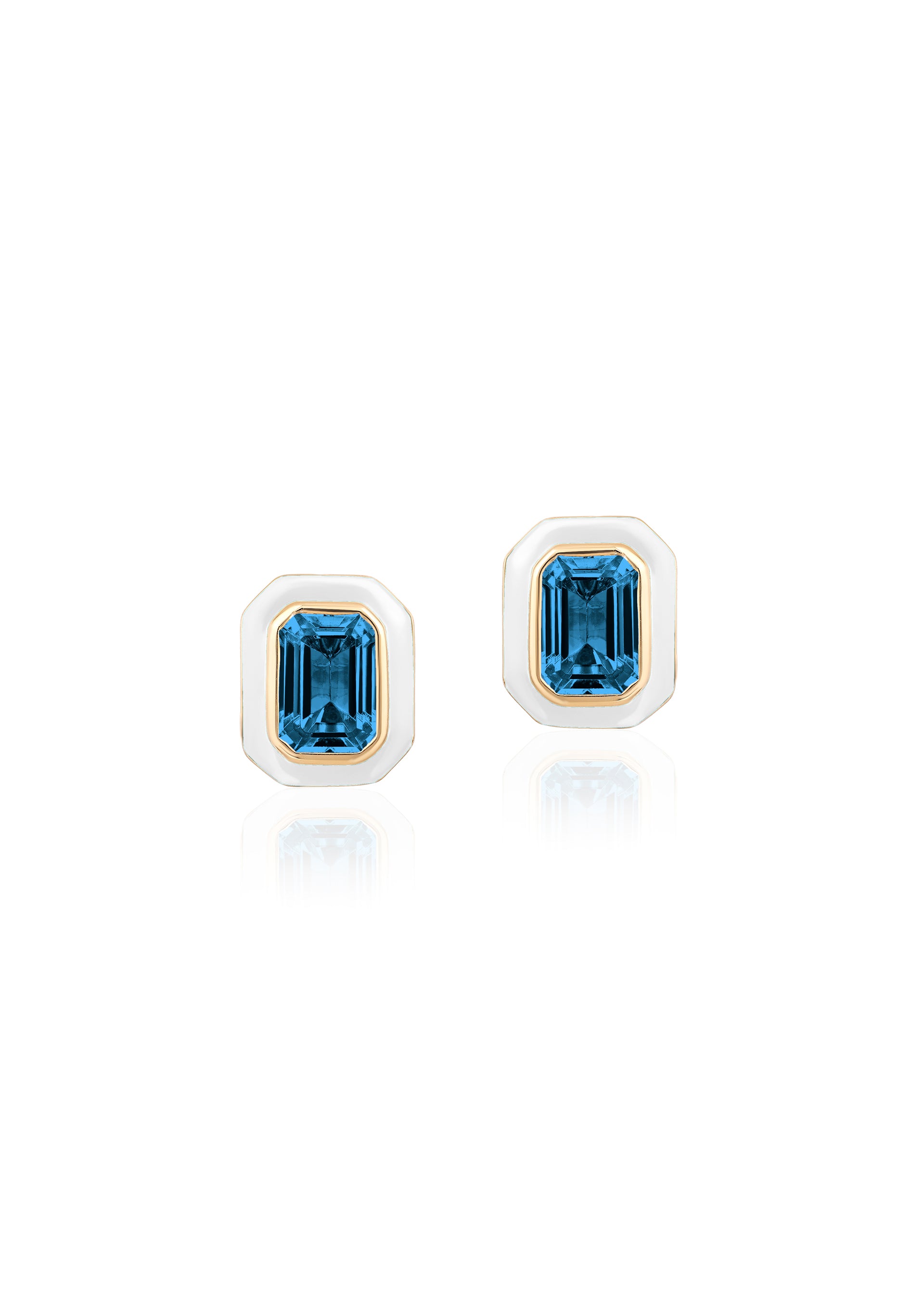 London Blue Topaz with White