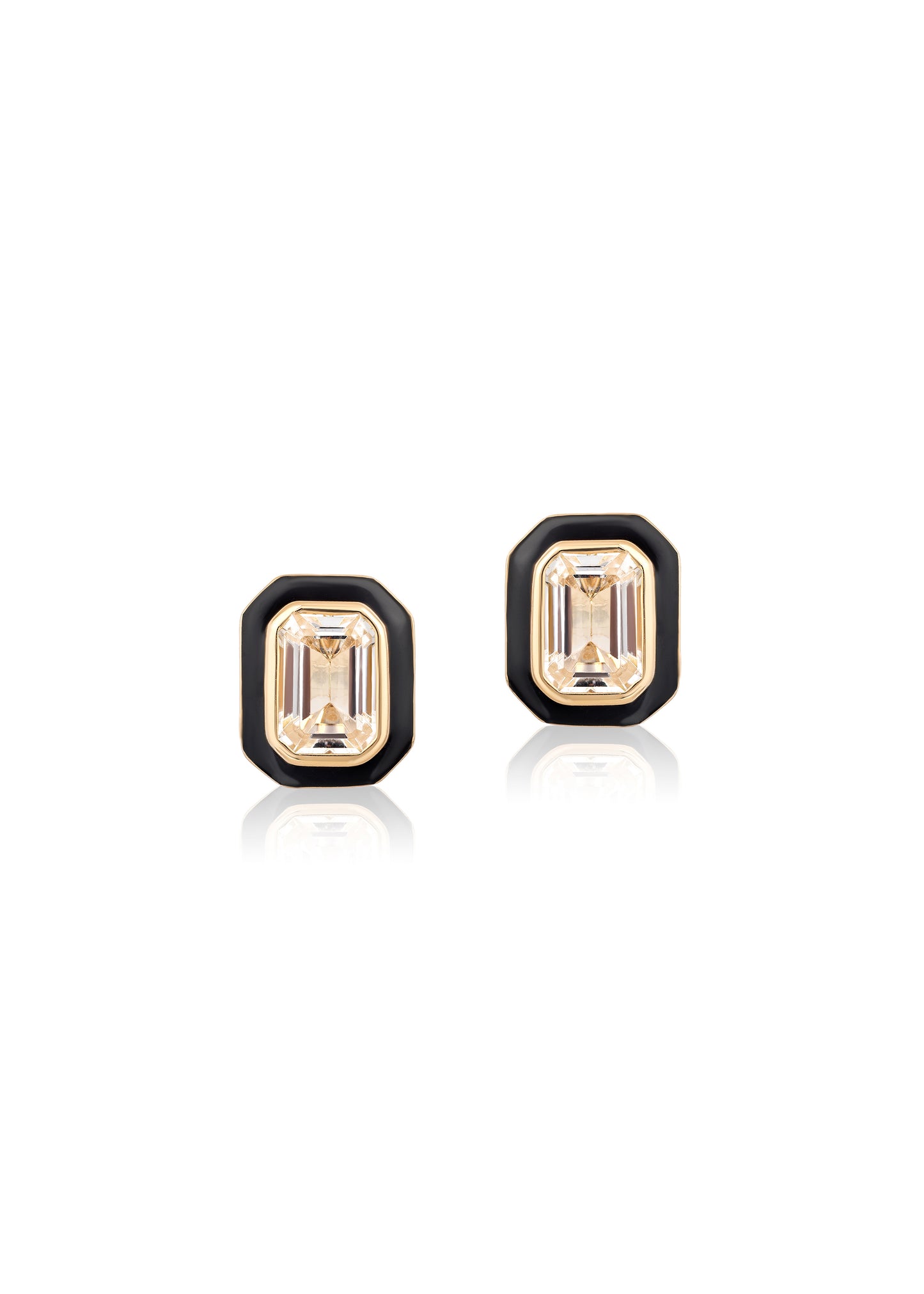Rock Crystal with Black