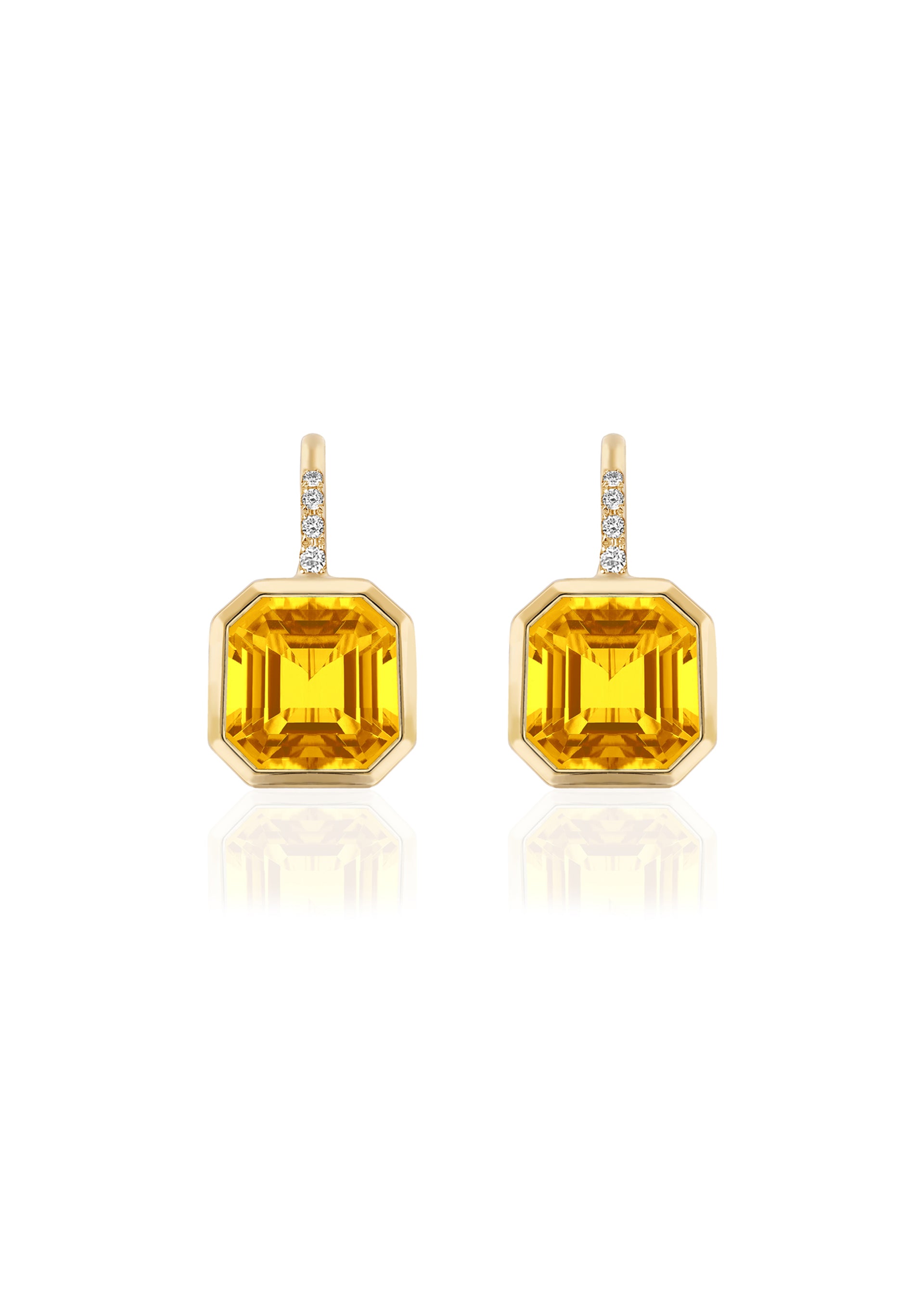 Yellow gold-Citrine