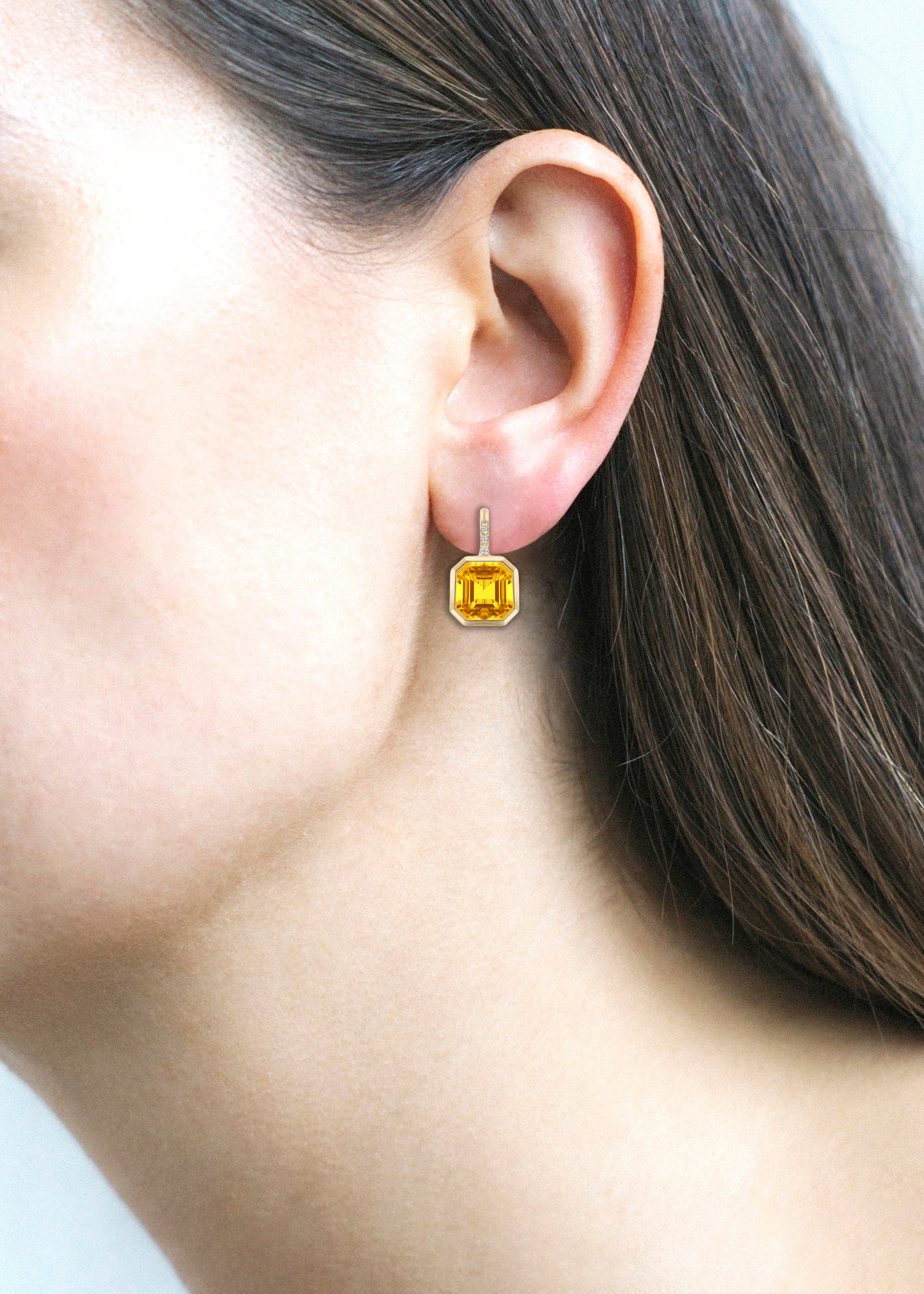 Yellow gold-Citrine