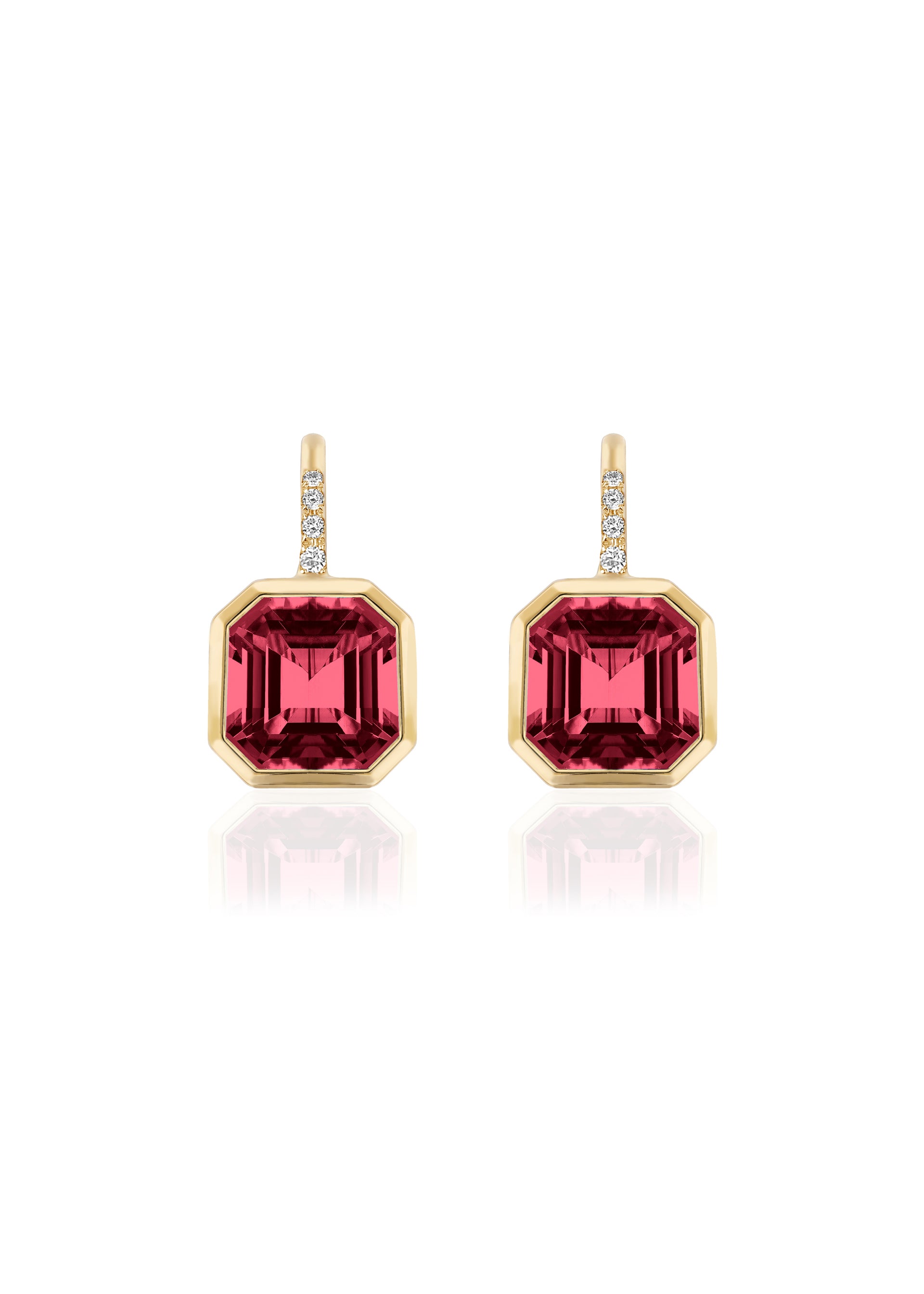 Yellow gold-Garnet