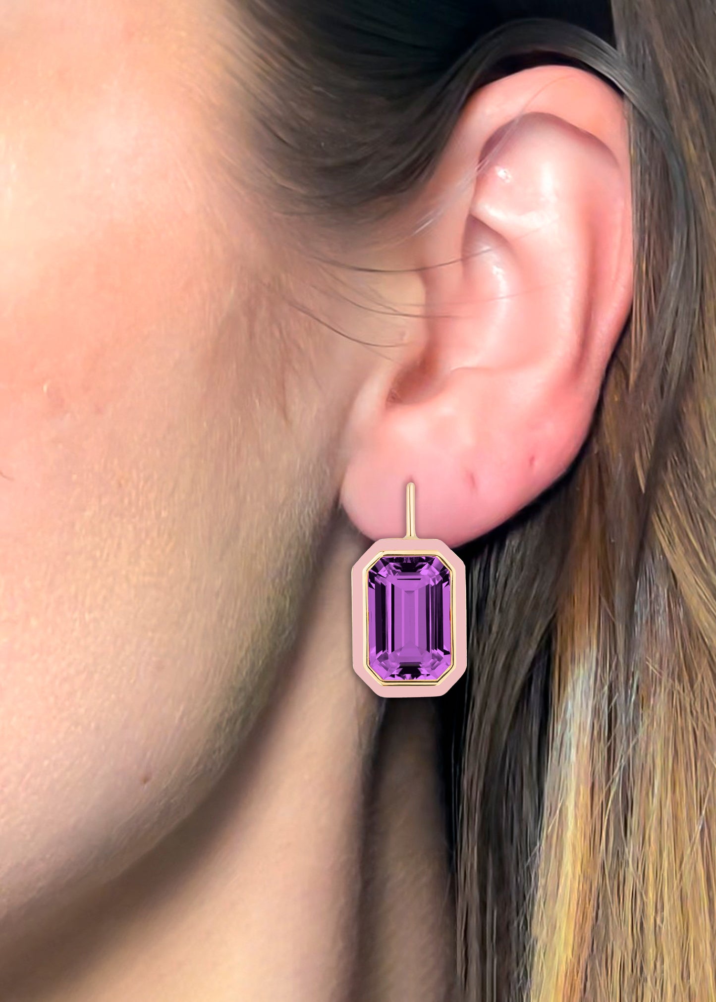 Amethyst with Pink