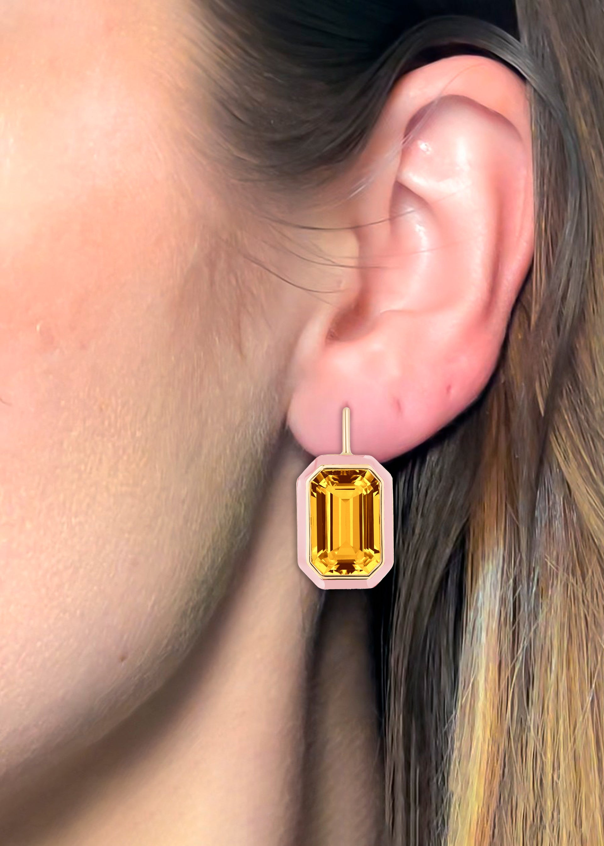 Citrine with Pink
