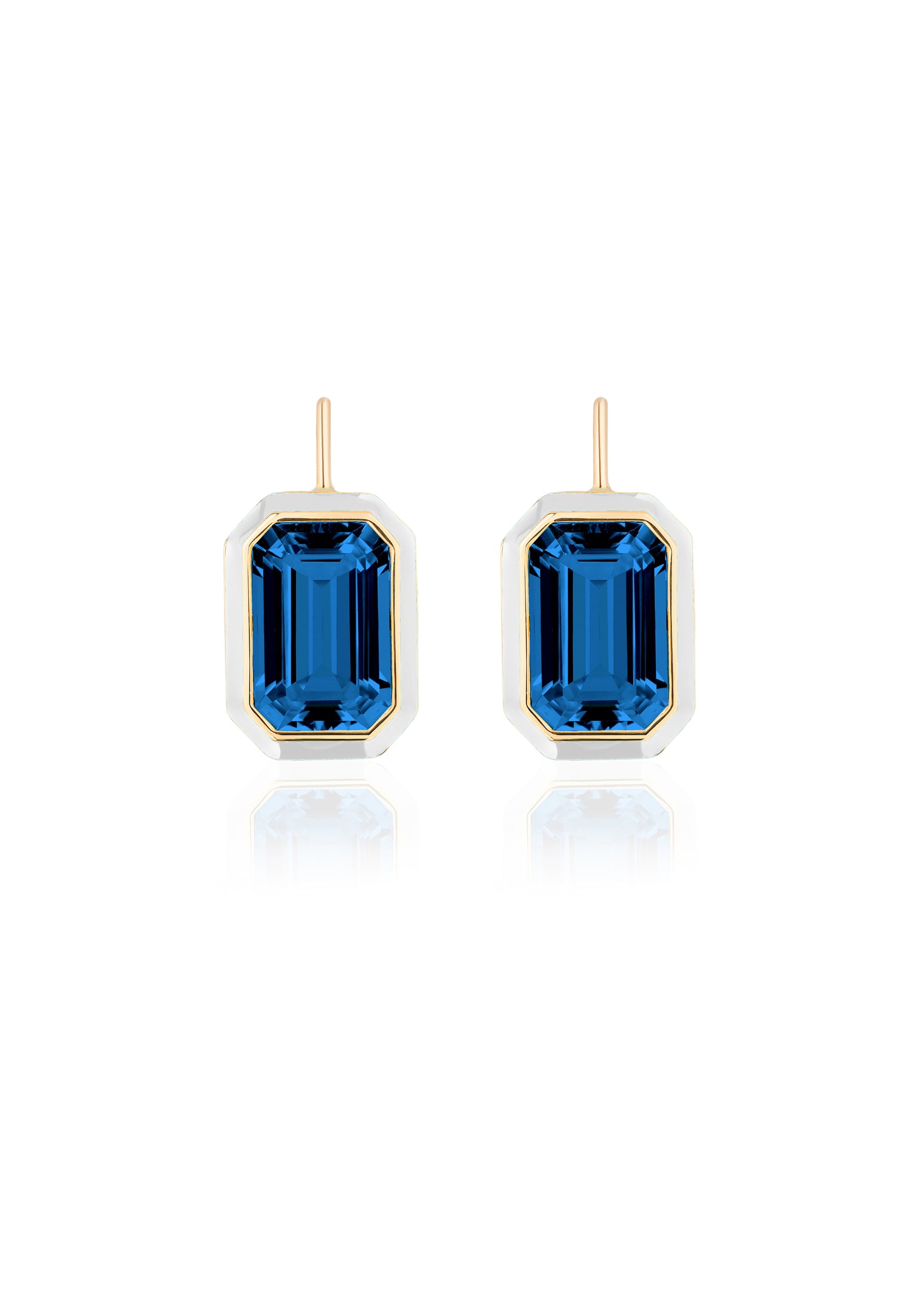 London Blue Topaz with White