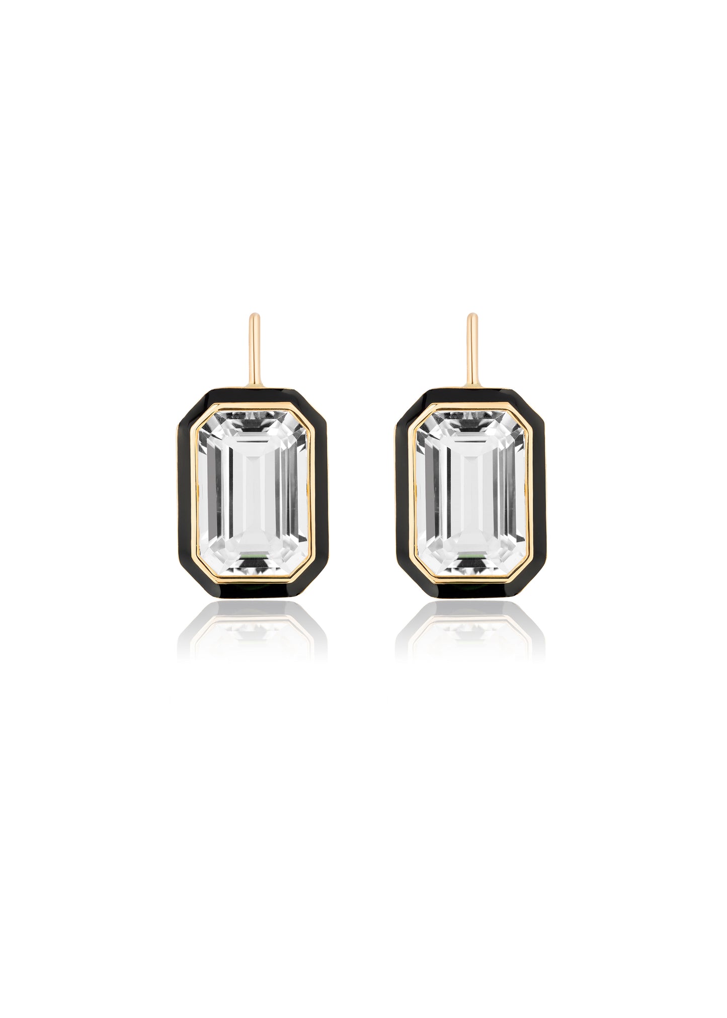 Rock Crystal with Black