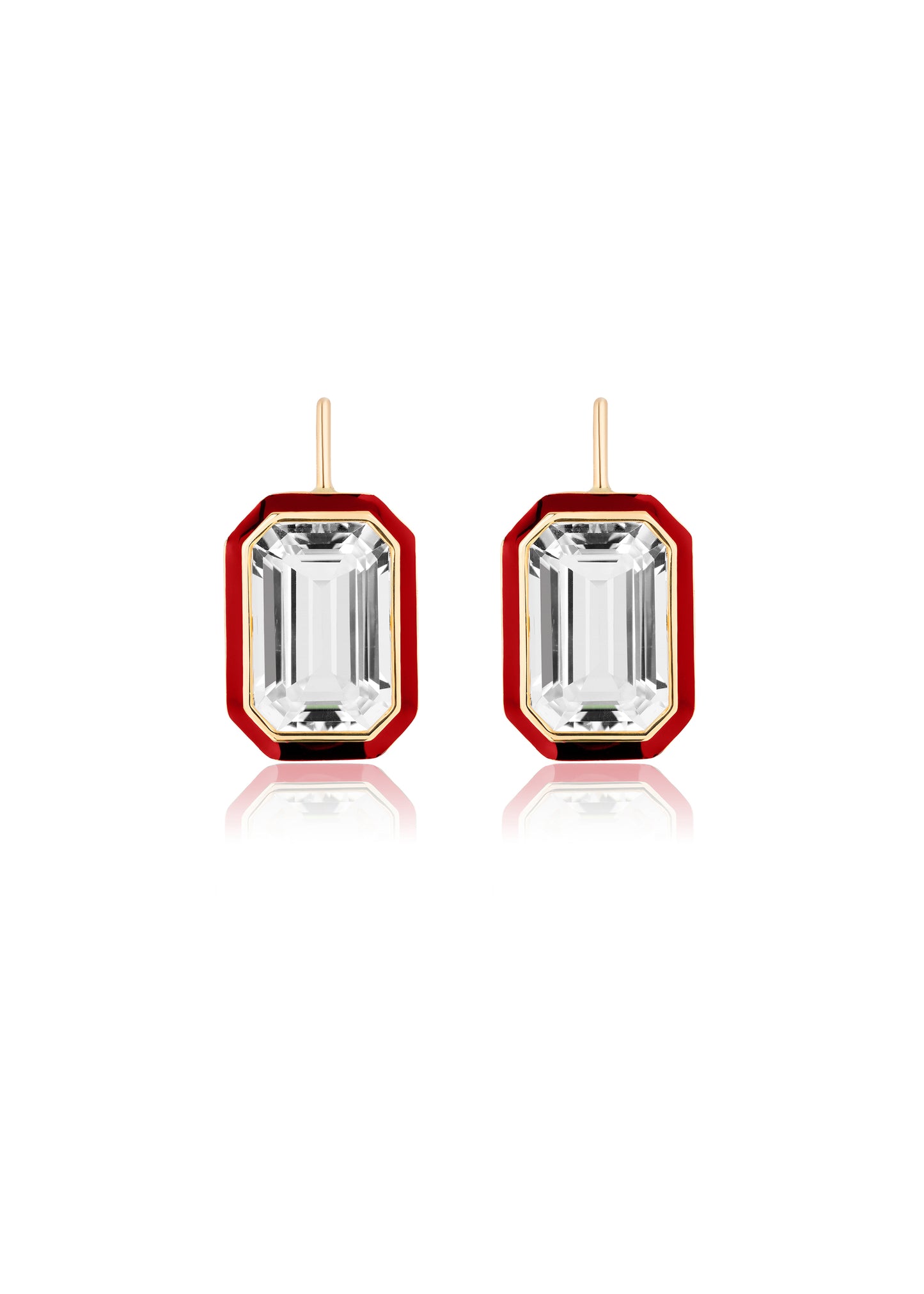 Rock Crystal with Red