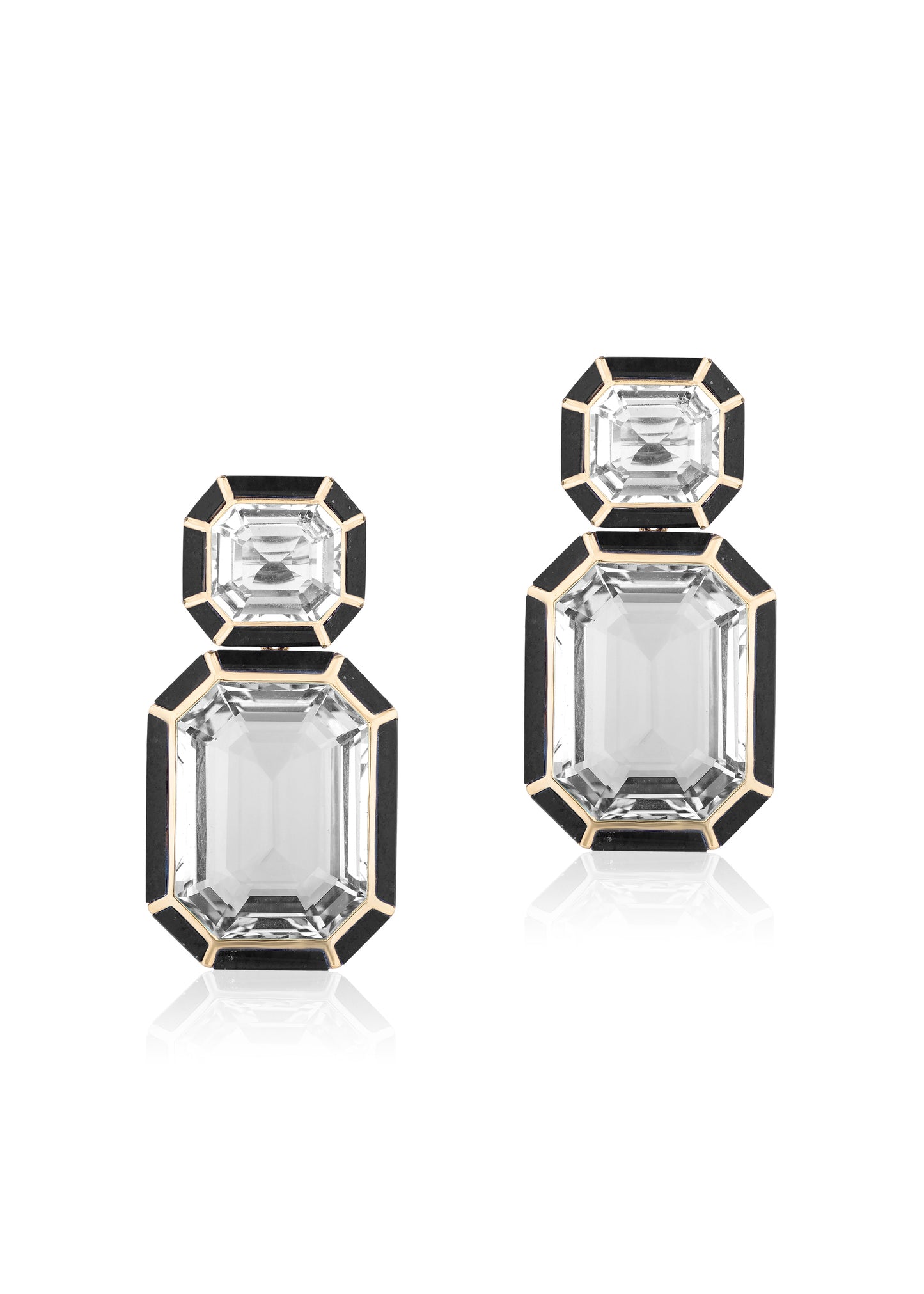 Rock Crystal with Onyx