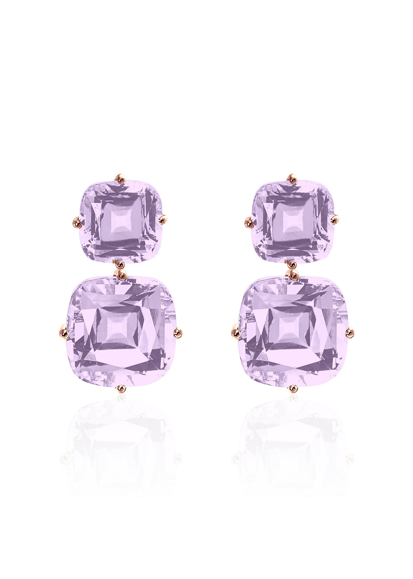 Rose gold-Lavender Amethyst