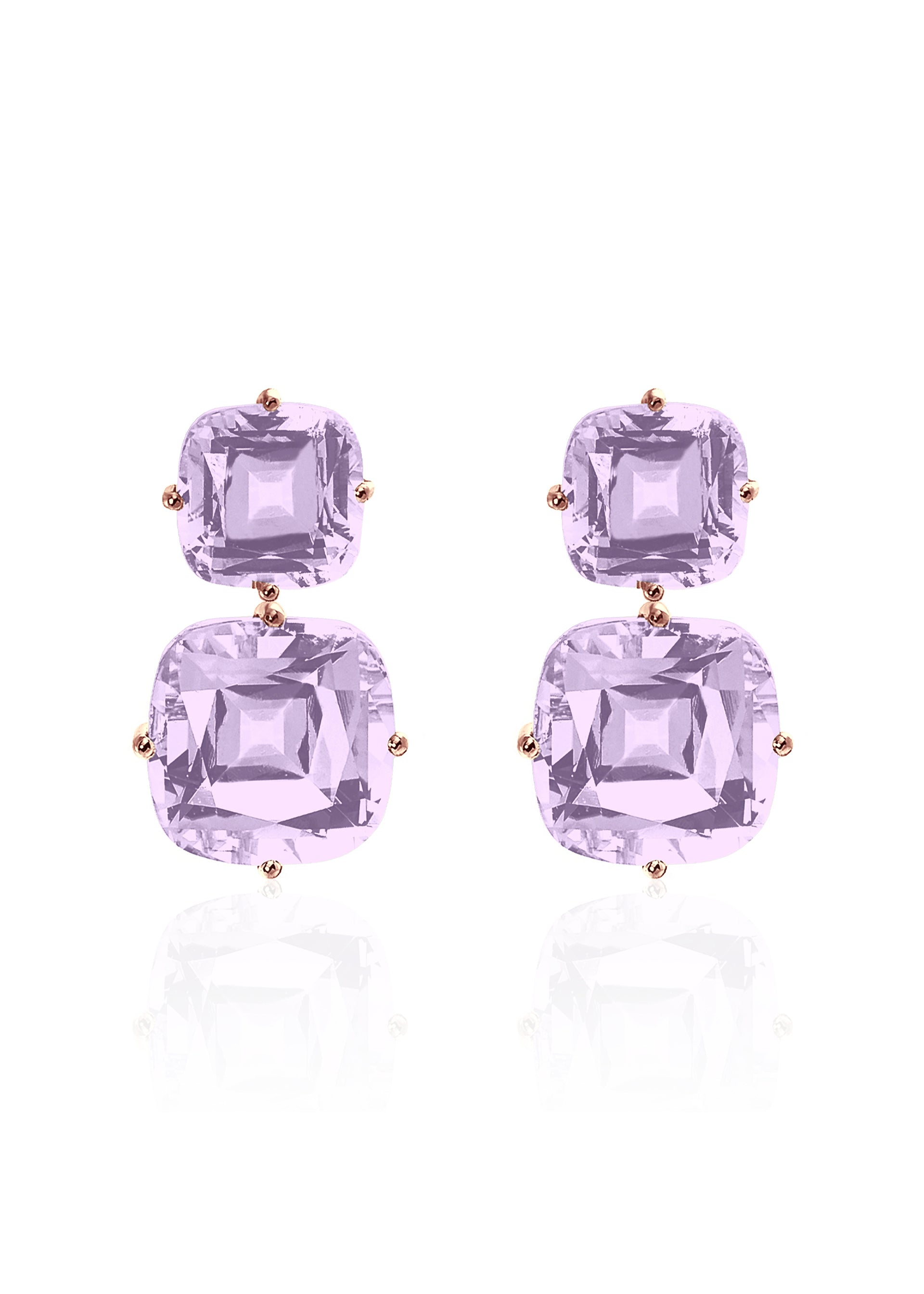 Rose gold-Lavender Amethyst