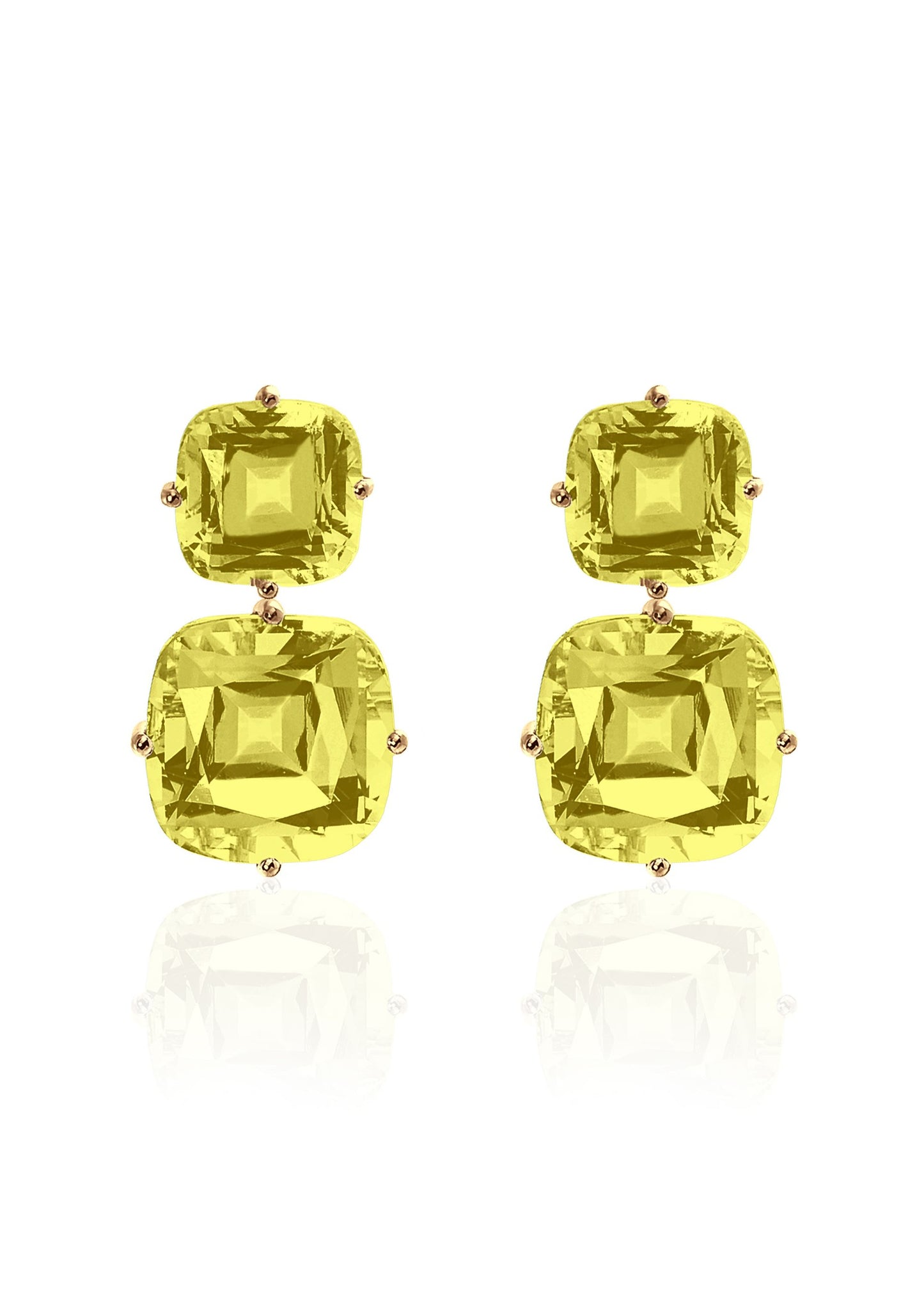 Yellow gold-Lemon Quartz