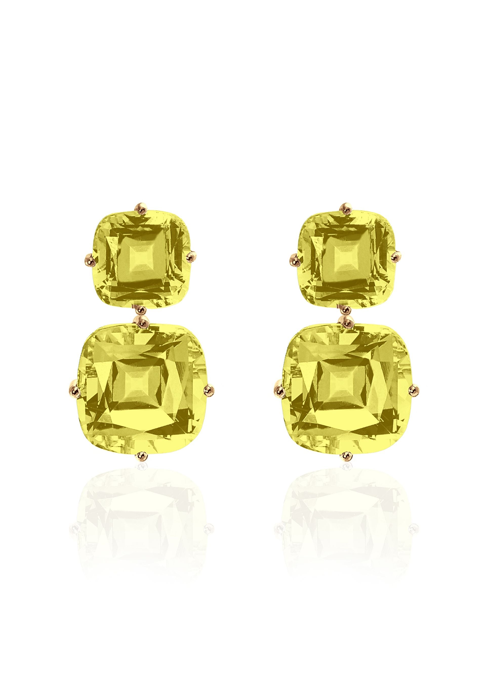 Yellow gold-Lemon Quartz