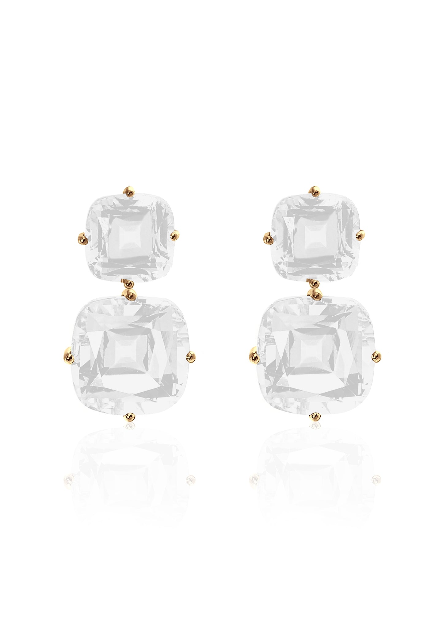 Yellow gold-Moon Quartz