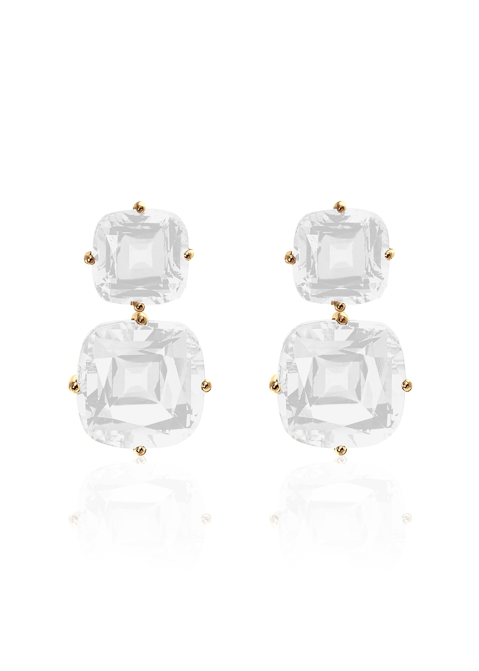 Yellow gold-Moon Quartz