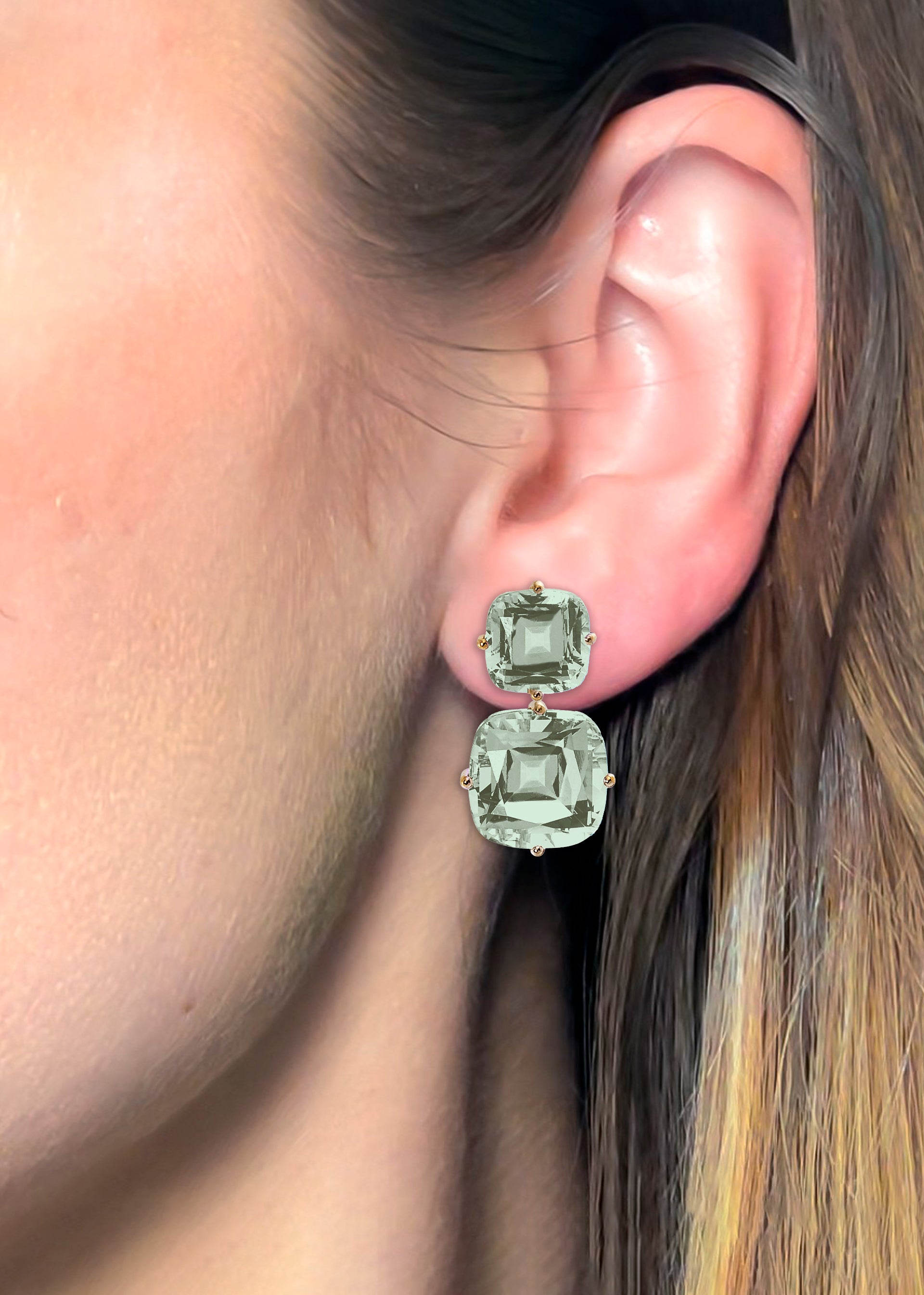 Yellow gold-Prasiolite