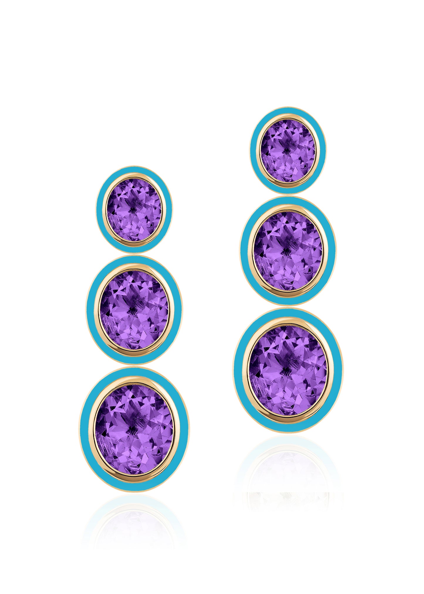 Amethyst with Turquoise